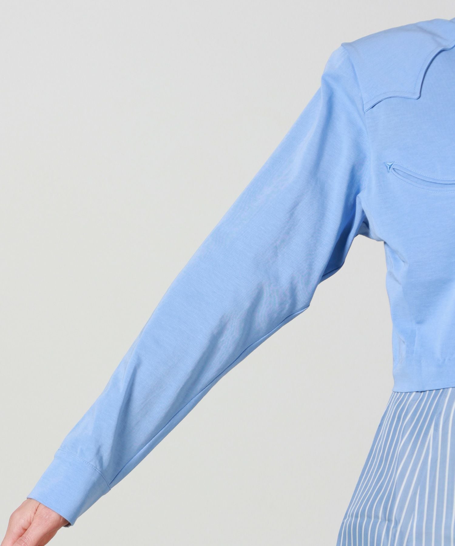 TOGA PULLA(トーガプルラ)】 COTTON JERSEY SHIRT｜PARIGOT ONLINE