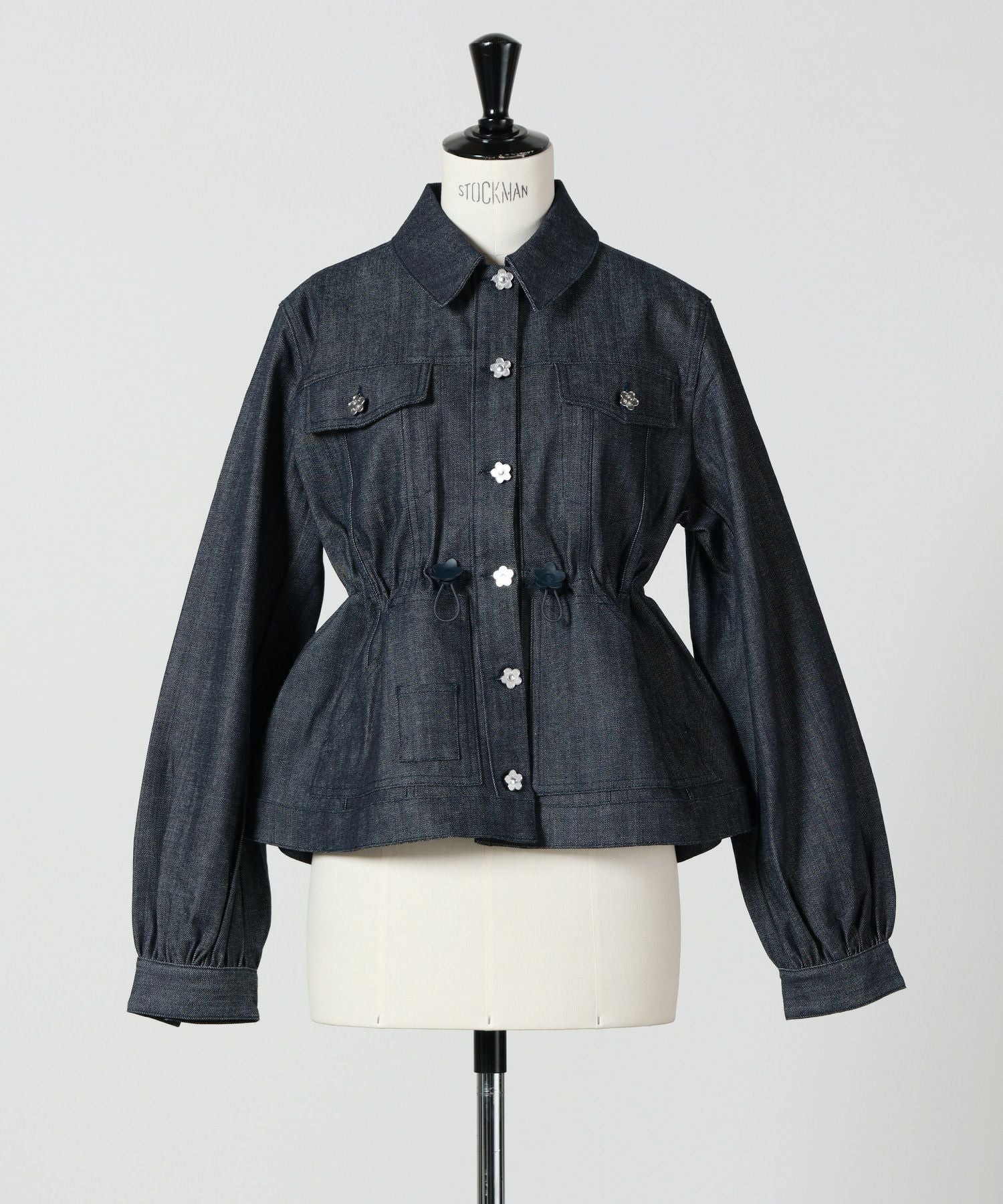 新品❣️【Cecilie Bahnsen】Sean デニムジャケットUK8 Cecilie Bahnsen(セシリー バンセン)】 CBCANDIDA DENIM JACKET