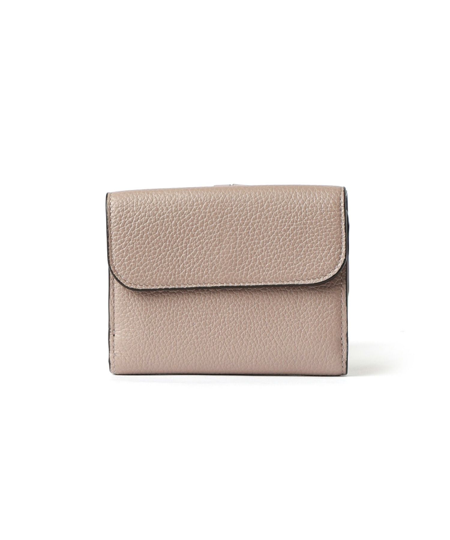 Chloe(クロエ)】 グレインレザー製ALPHABETスモールトリフォールド