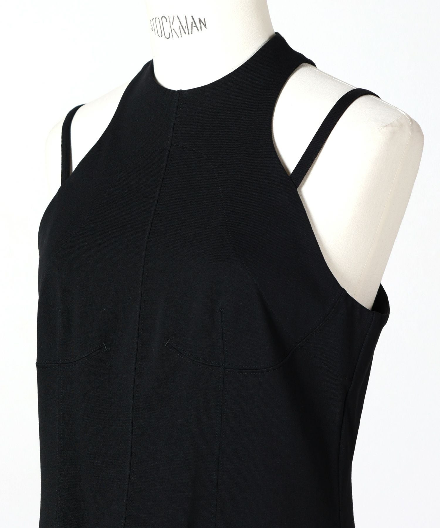 Mame Kurogouchi(マメ クロゴウチ)】 Cotton Jersey Halter Neck Dress