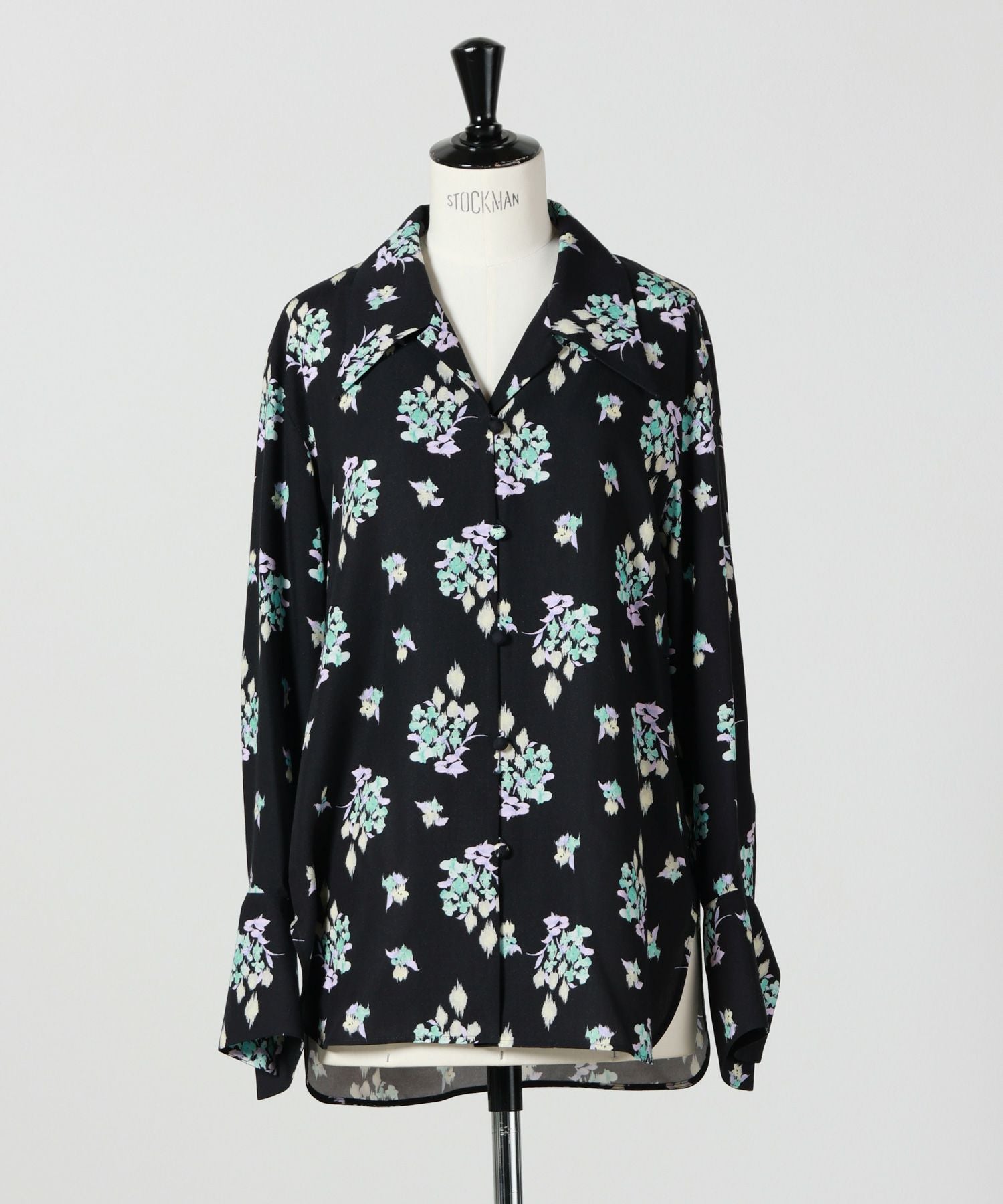 Mame Kurogouchi(マメ クロゴウチ)】 Floral Motif Printed Shirt