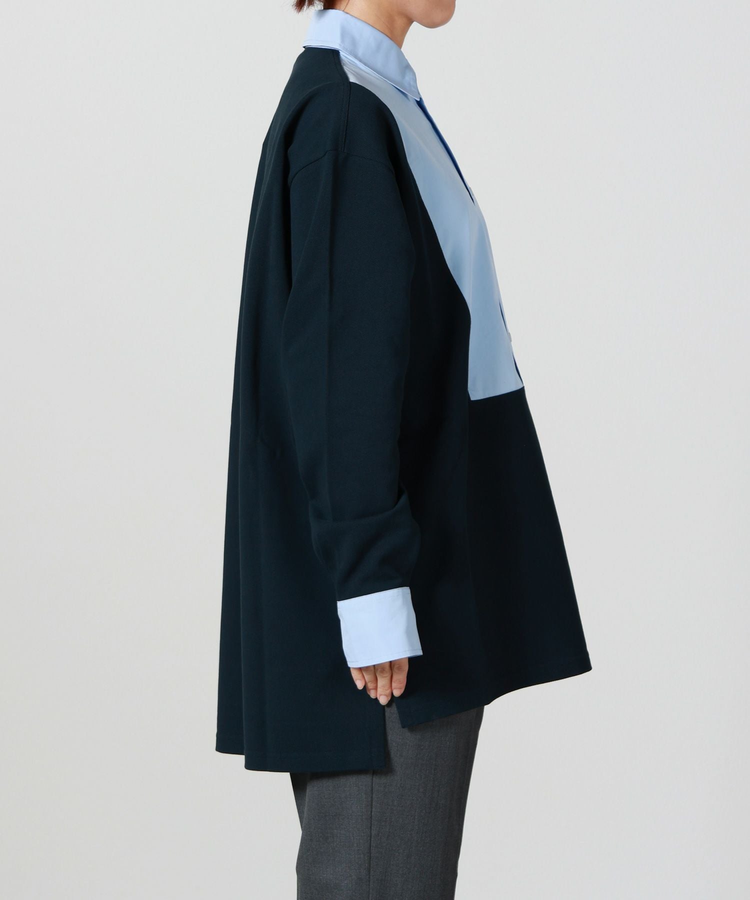 STELLA McCARTNEY(ステラ・マッカートニー)】 ハイブリッド ポロ
