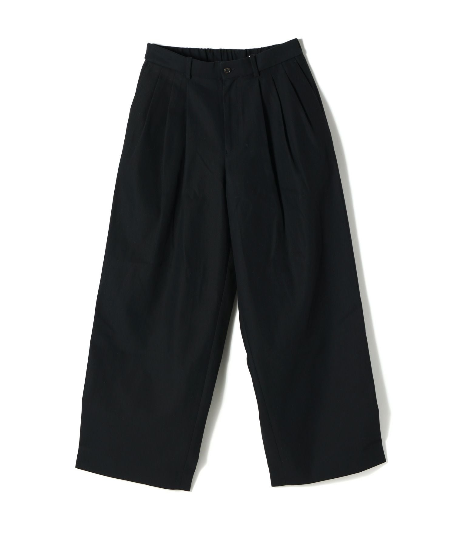 MARKAWARE(マーカウェア)】 TRIPLE PLEATED WIDE TROUSERS ORGANIC