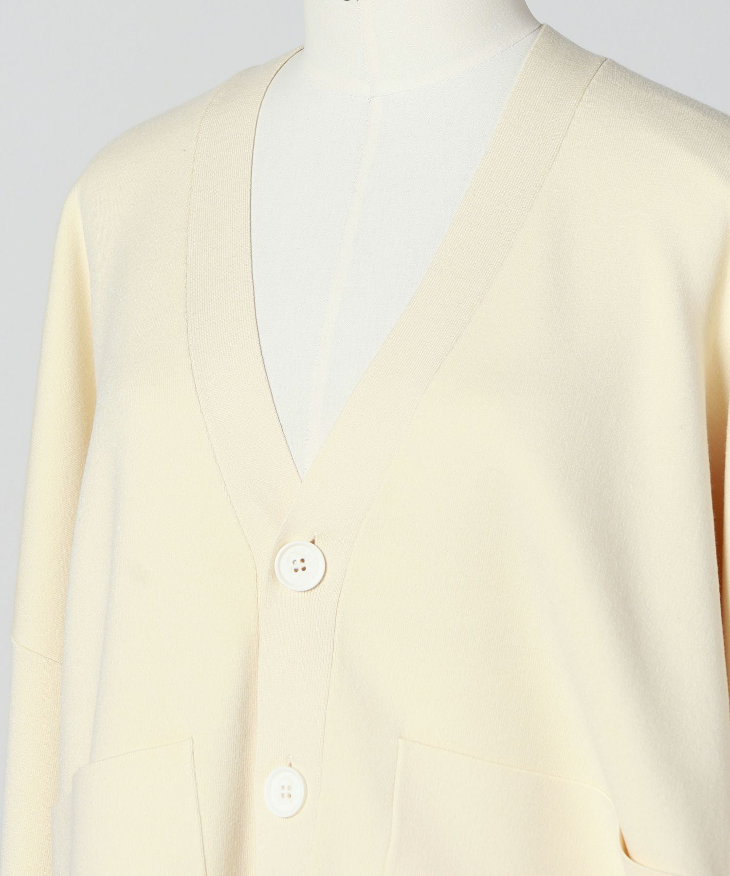 エンフォルド   アシメトリー　カーディガン ホワイト ENFOLD(エンフォルド)】 BOX WIDE-CARDIGAN｜PARIGOT ONLINE（パリゴ