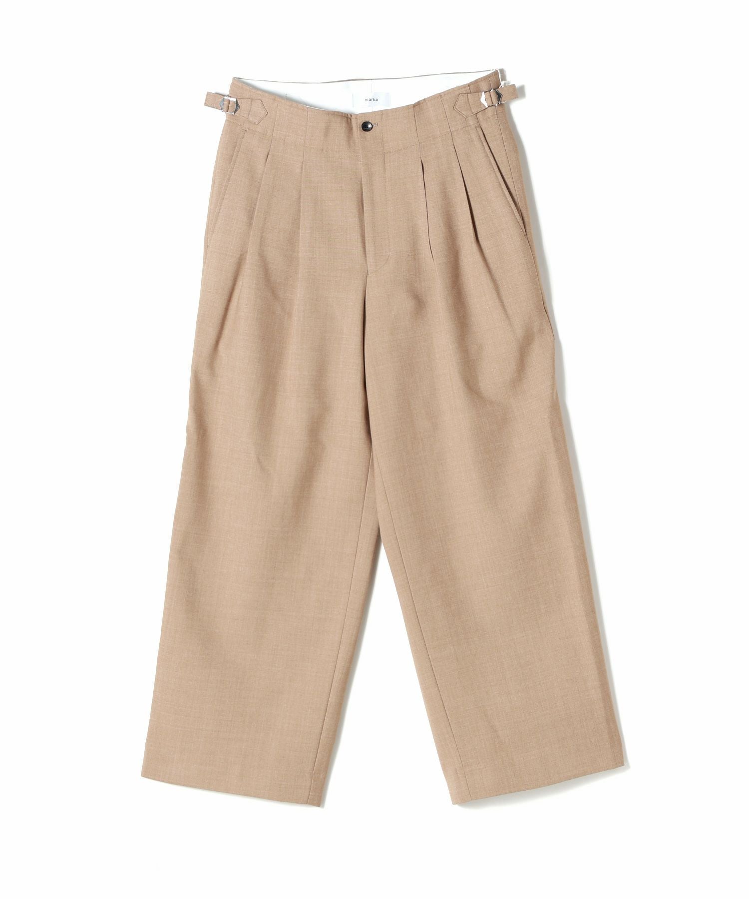 marka(マーカ)】 TWO TUCK MILITARY TROUSERS｜PARIGOT ONLINE（パリゴ