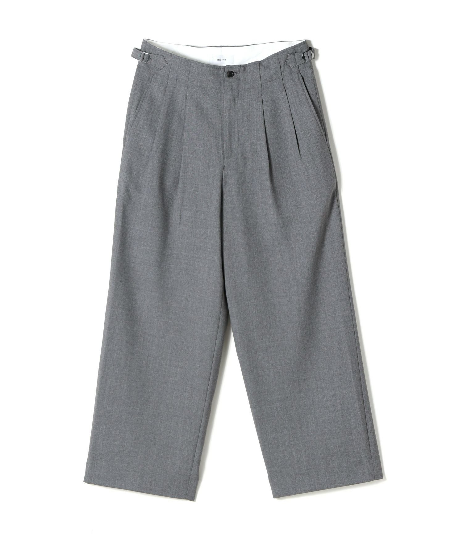 marka(マーカ)】 TWO TUCK MILITARY TROUSERS｜PARIGOT ONLINE（パリゴ