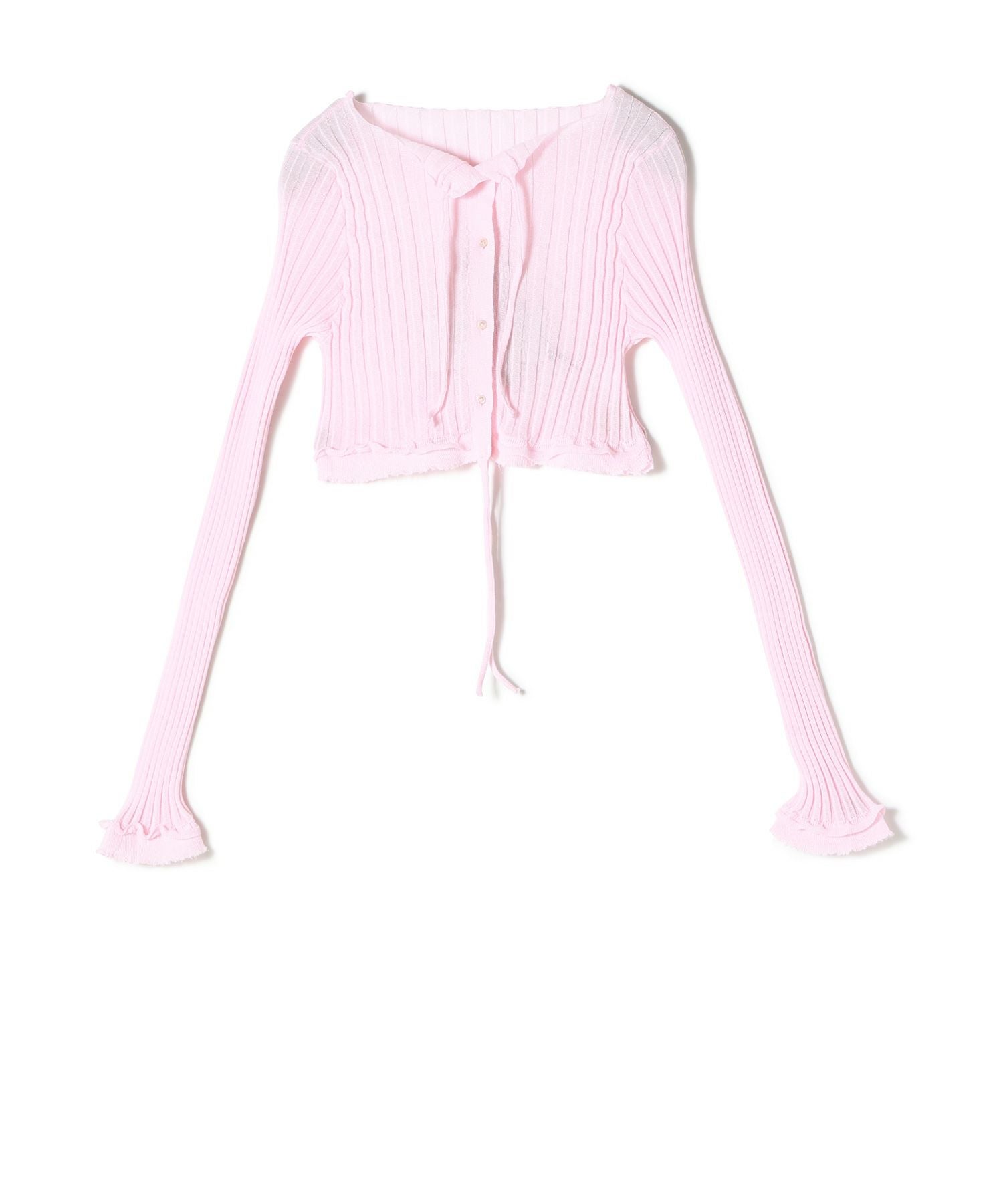 AKANE UTSUNOMIYA(アカネウツノミヤ)】 RIB KNIT CARDIGAN｜PARIGOT