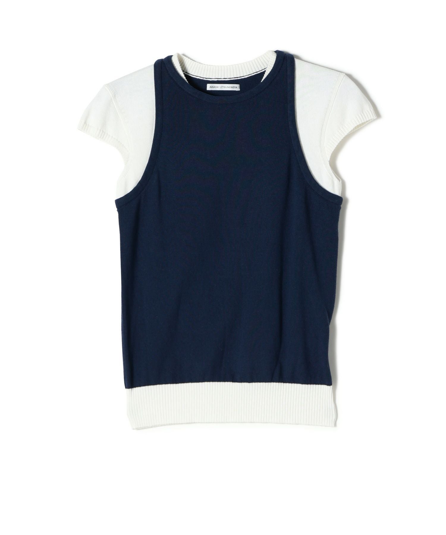 AKANE UTSUNOMIYA(アカネウツノミヤ)】 LAYERED KNIT｜PARIGOT ONLINE