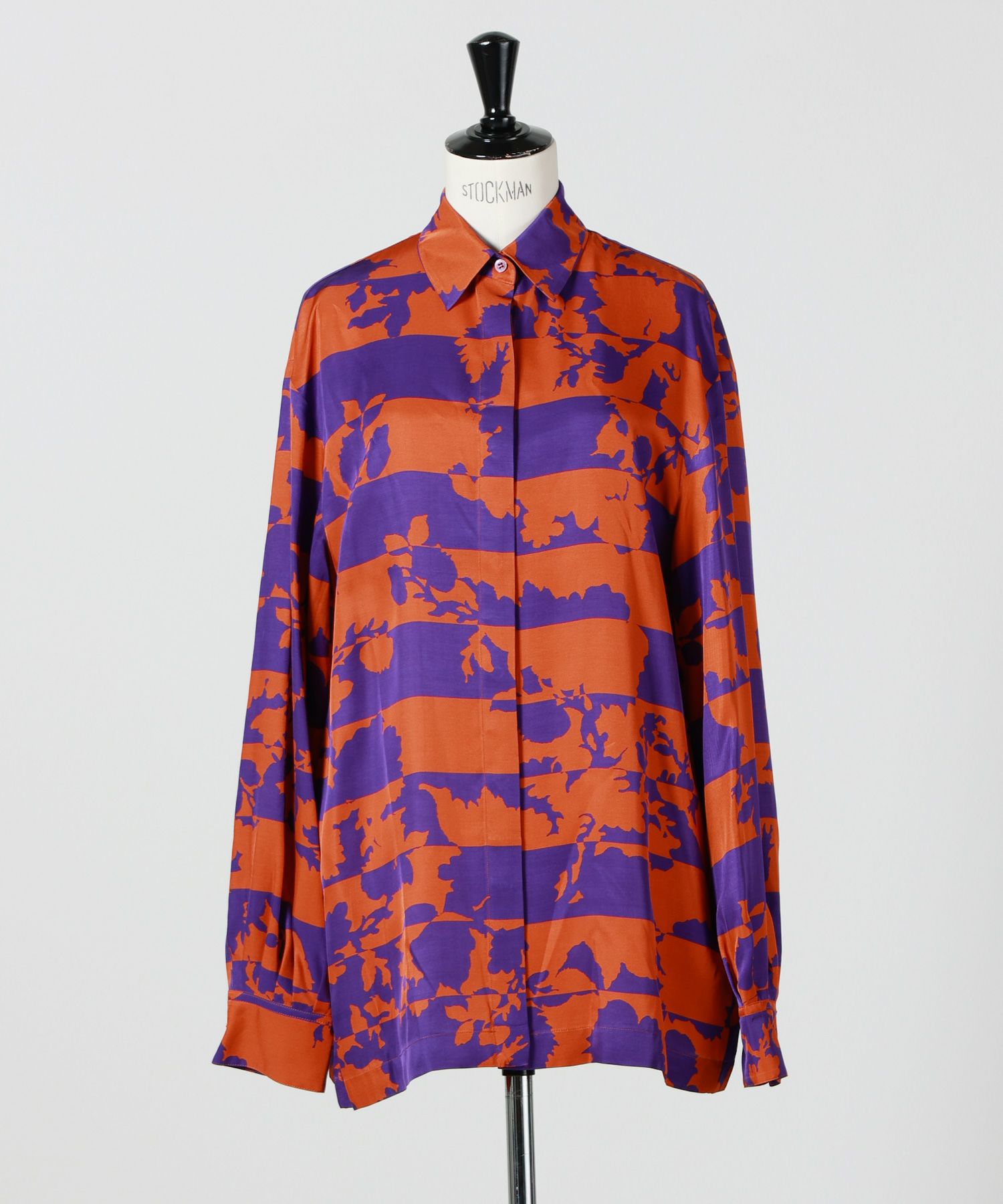 DRIES VAN NOTEN(ドリス ヴァン ノッテン)】 花柄ビスコースサテン