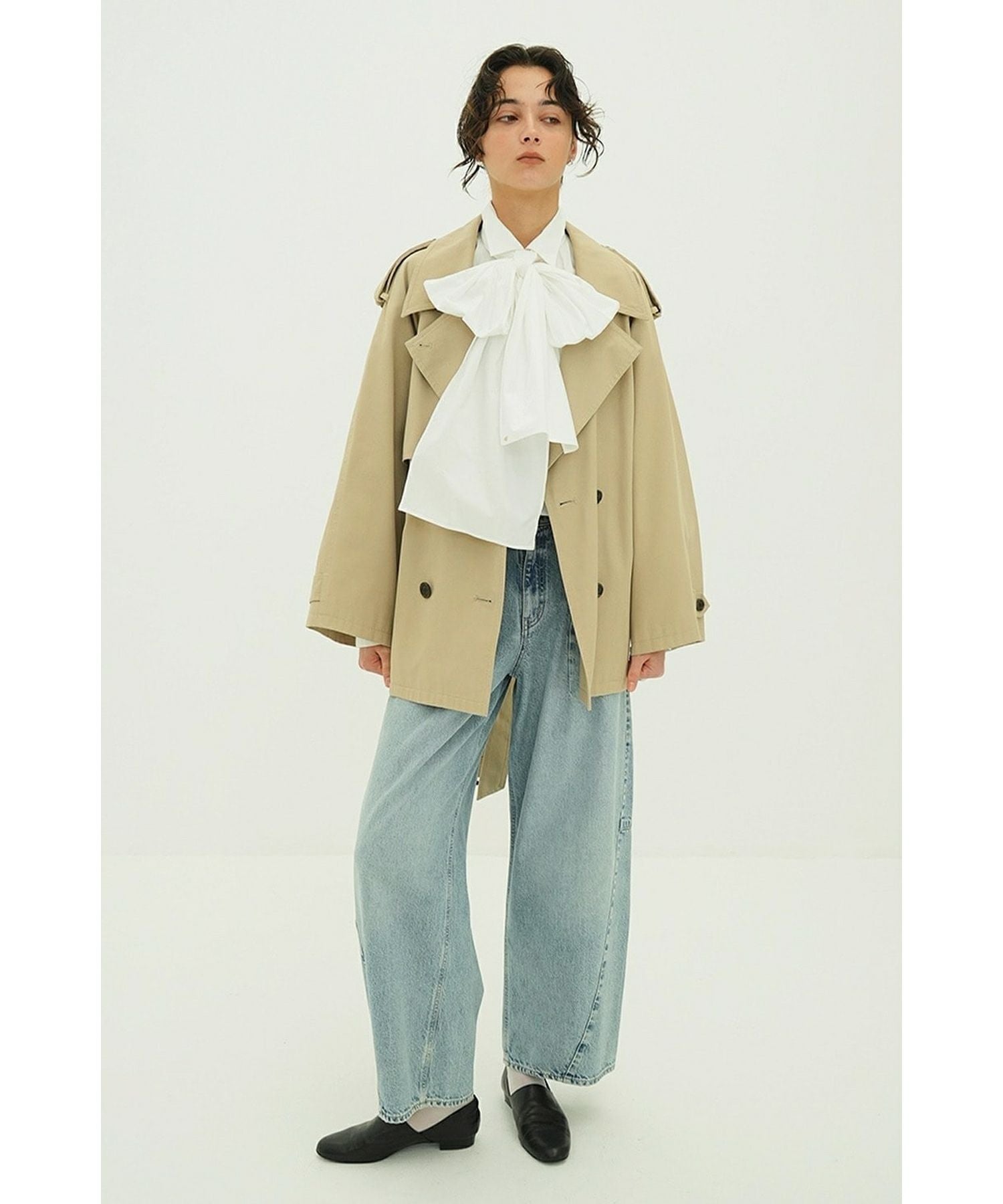 CLANE(クラネ)】 RIBBON TIED COMPACT SHIRTS｜PARIGOT ONLINE（パリゴ