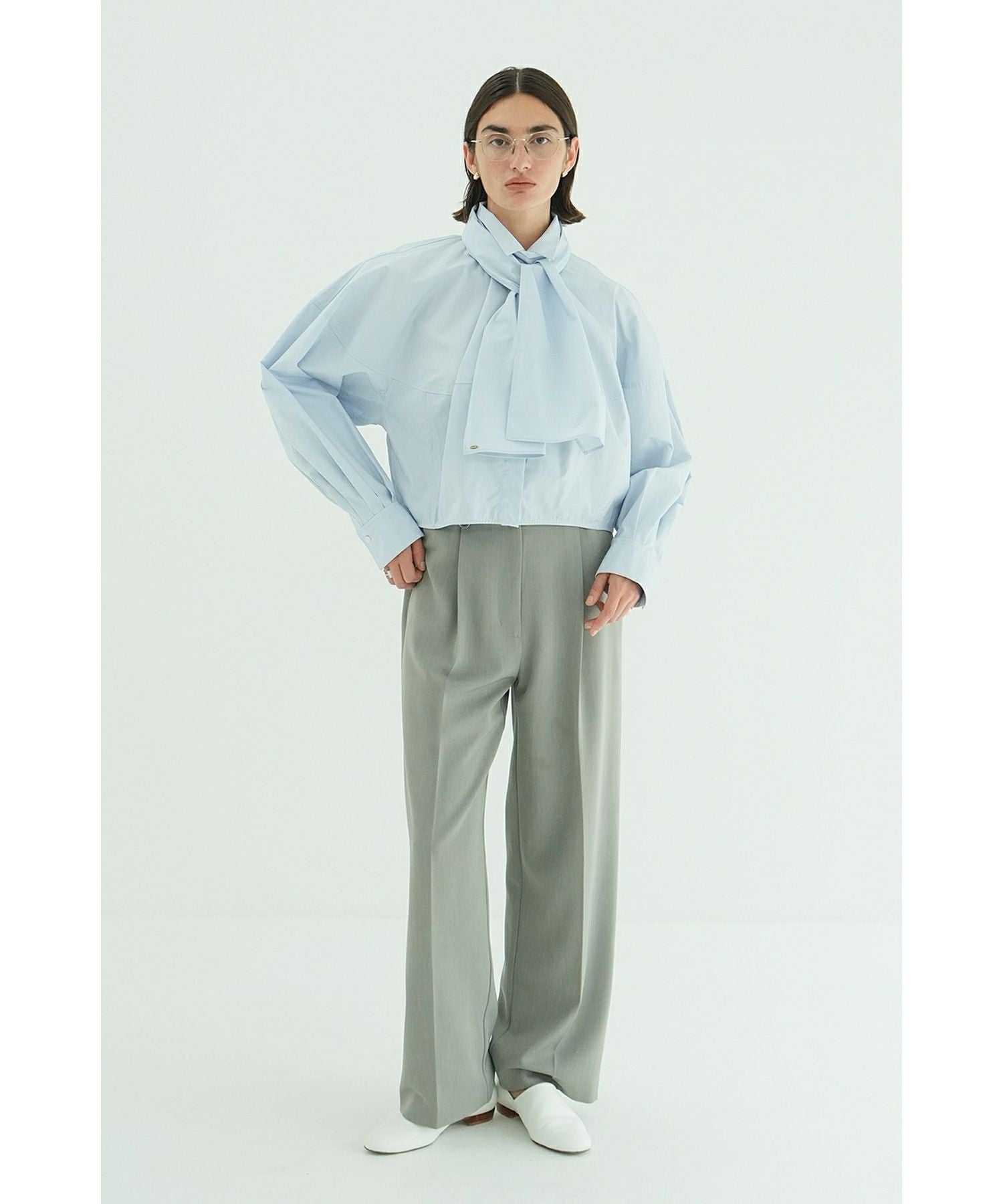 CLANE(クラネ)】 RIBBON TIED COMPACT SHIRTS｜PARIGOT ONLINE（パリゴ