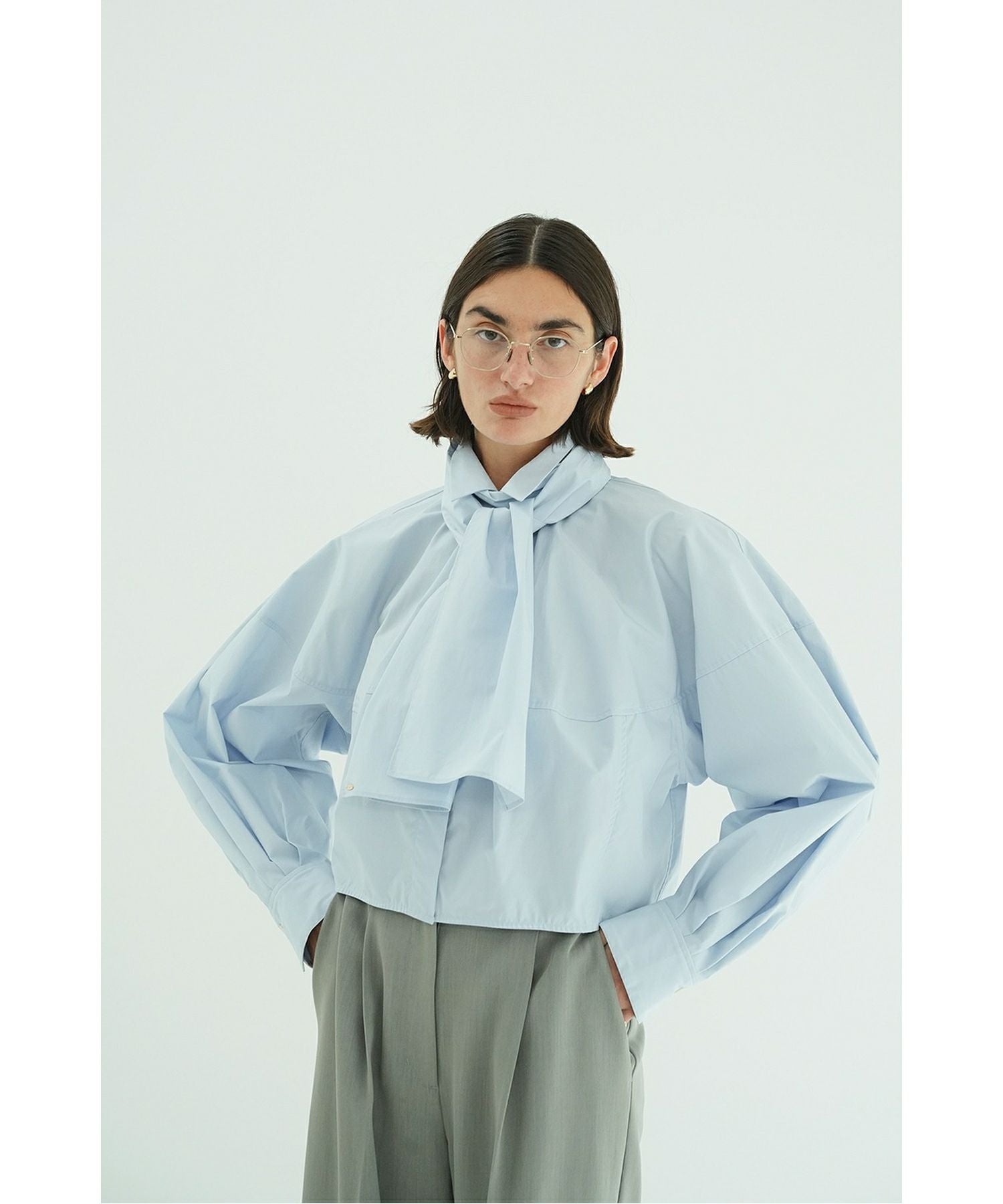 CLANE(クラネ)】 RIBBON TIED COMPACT SHIRTS｜PARIGOT ONLINE（パリゴ