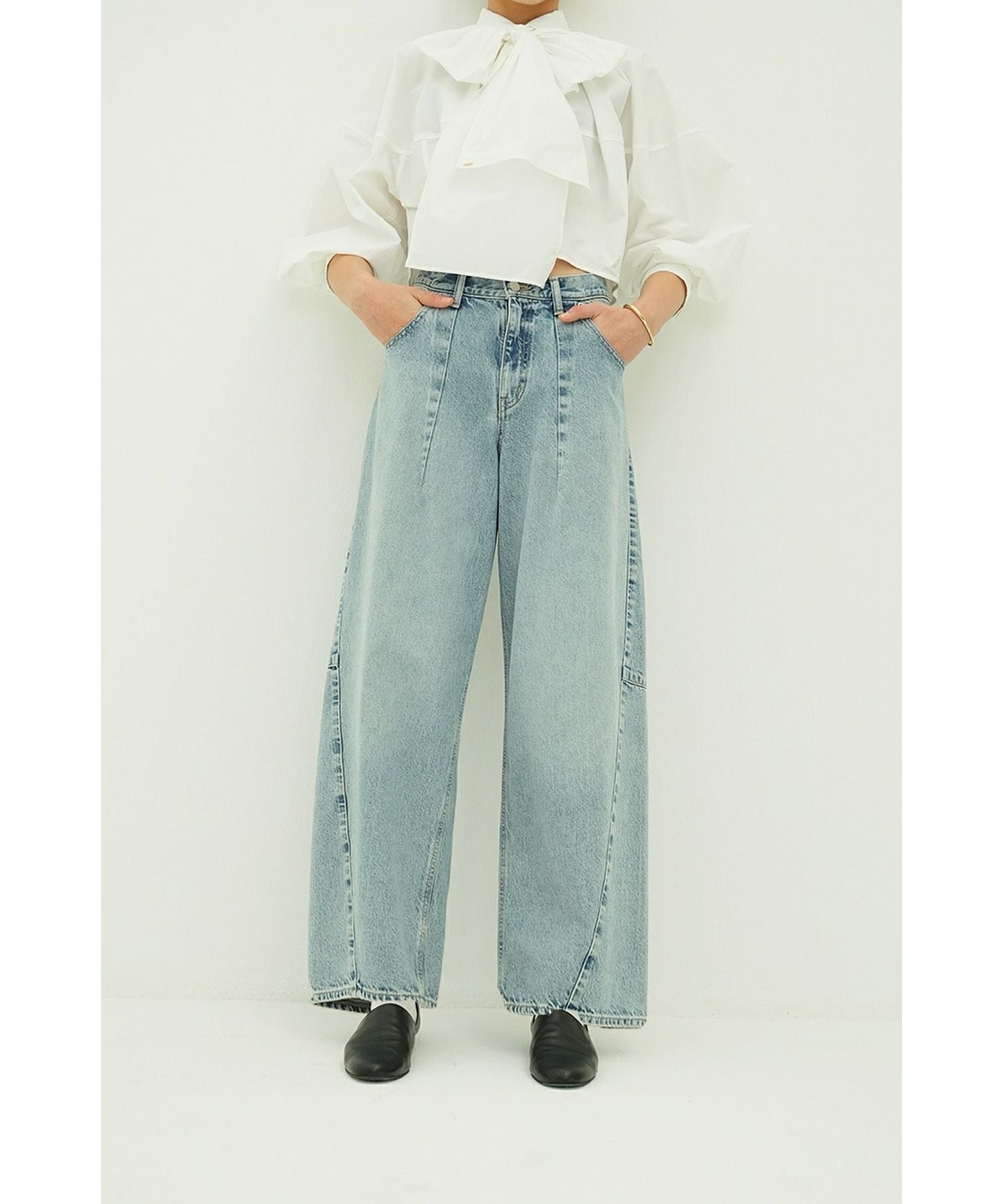 CLANE(クラネ)】 COCOON BULKY DENIM PANTS｜PARIGOT ONLINE（パリゴ