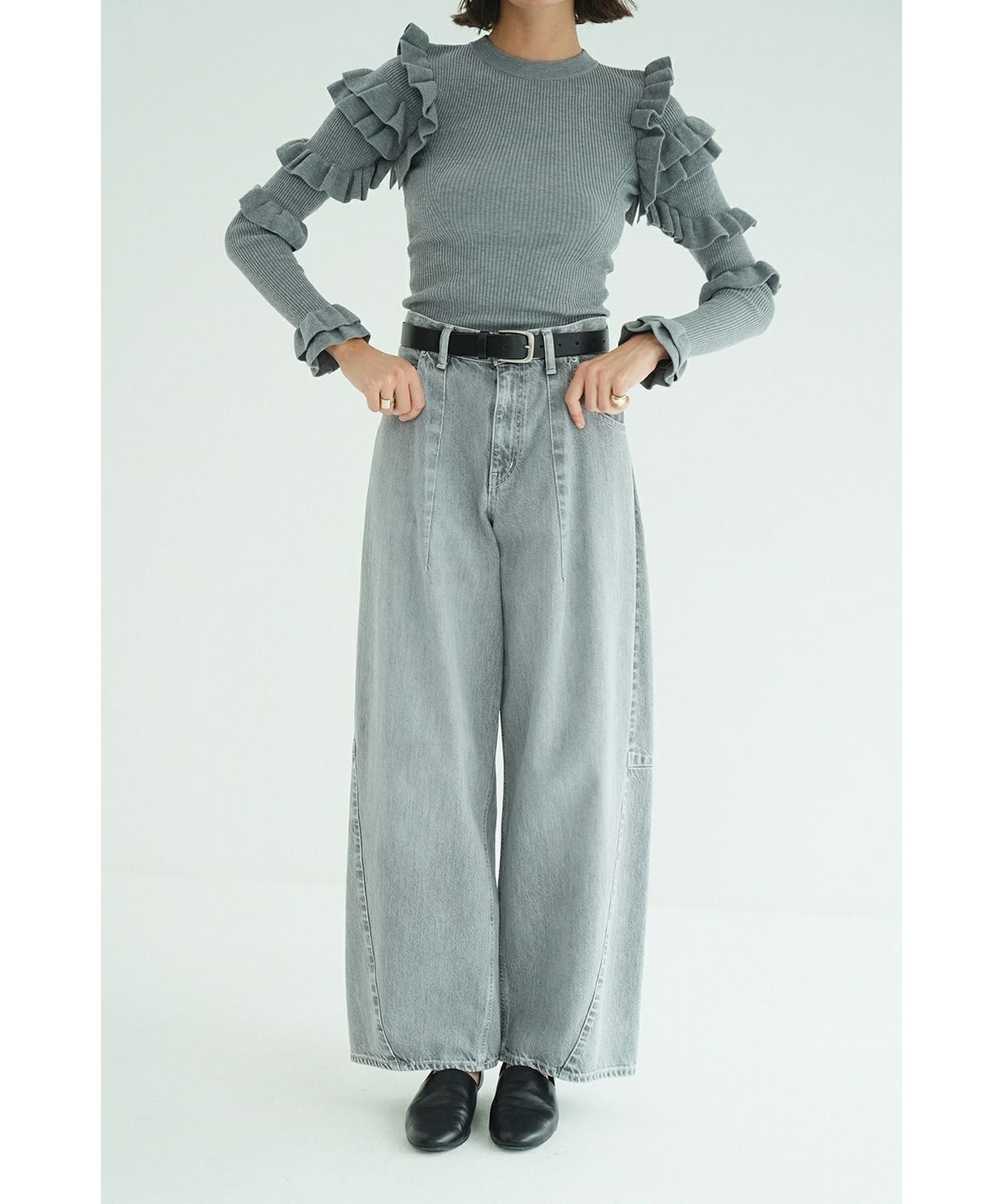 CLANE(クラネ)】 COCOON BULKY DENIM PANTS｜PARIGOT ONLINE（パリゴ