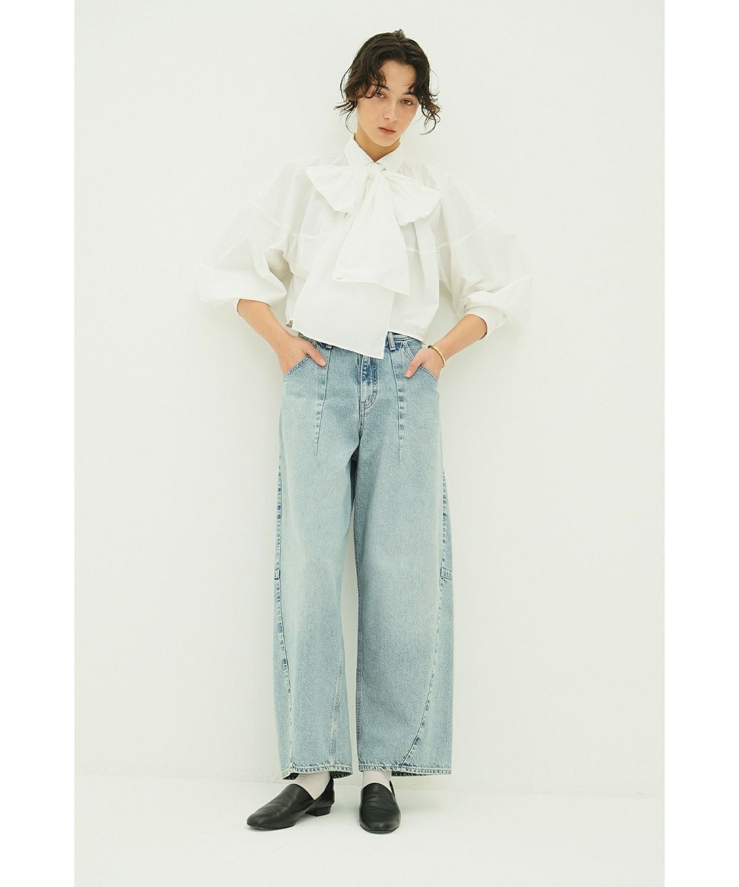 CLANE(クラネ)】 COCOON BULKY DENIM PANTS｜PARIGOT ONLINE（パリゴ