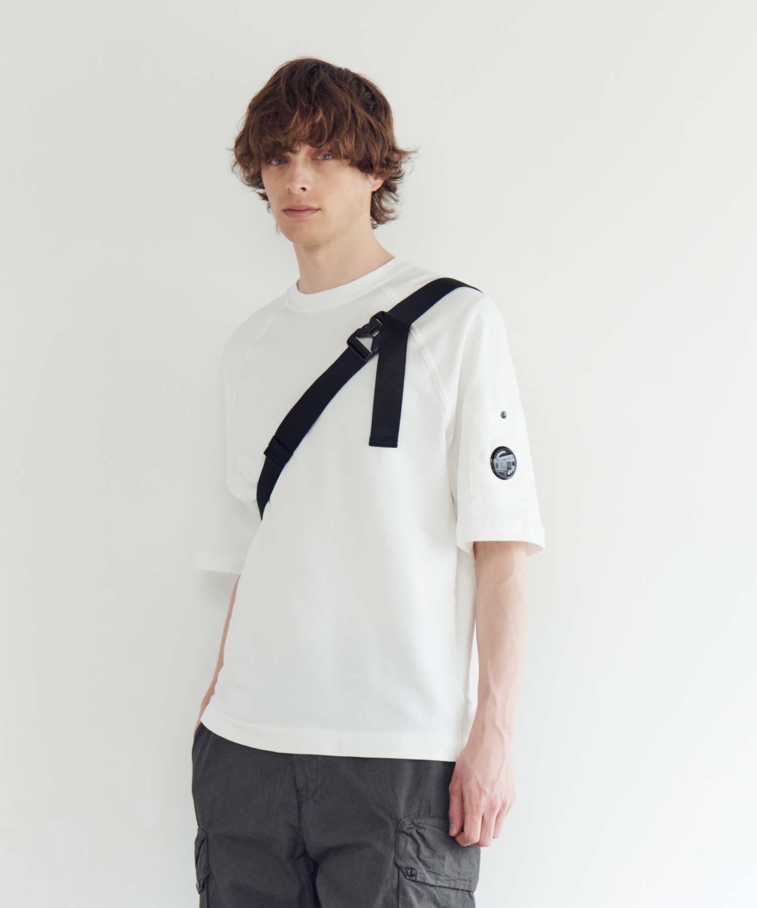 C.P. Company(シーピーカンパニー)】 LIGHT FLEECE SHORT SLEEVE SS