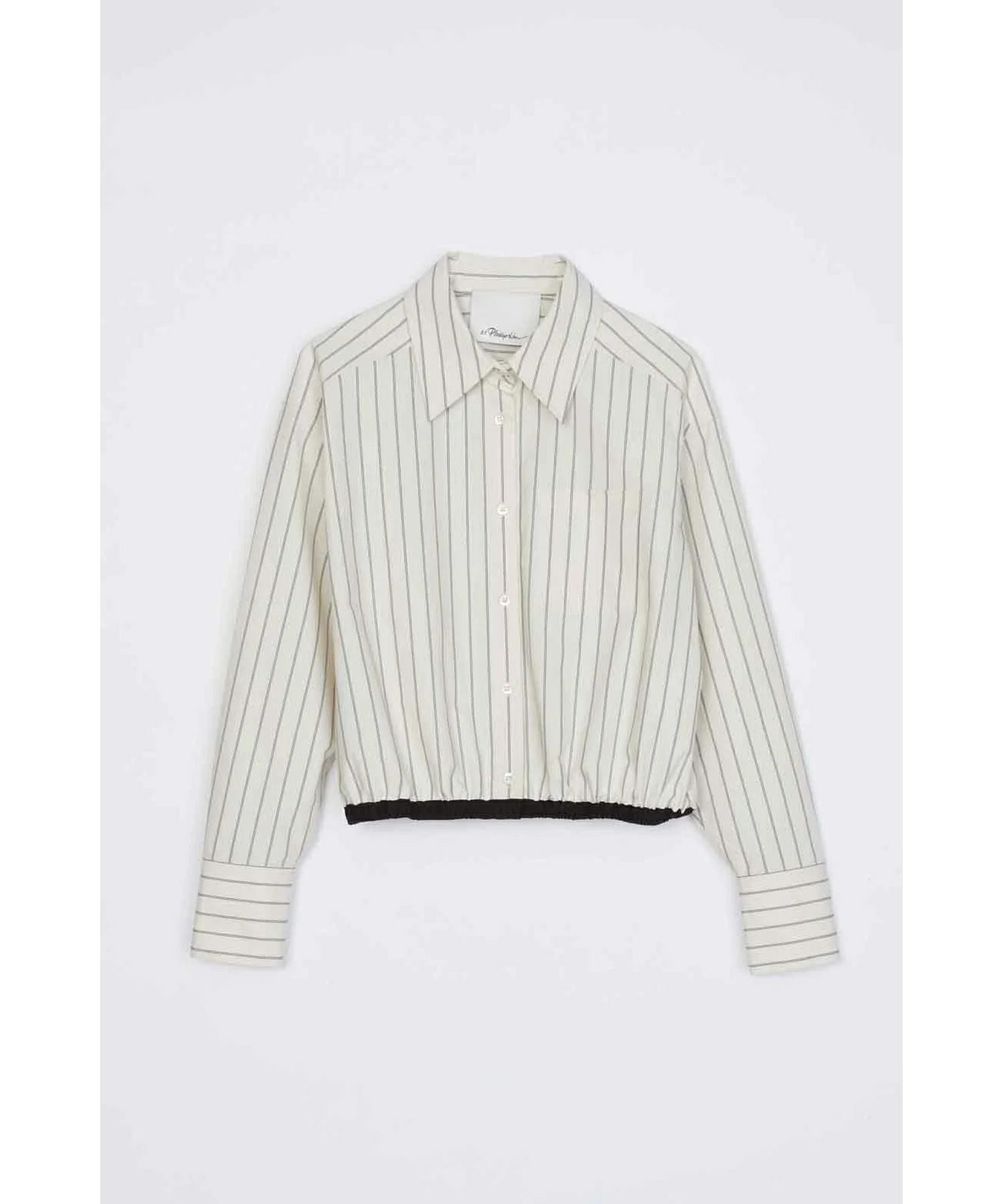 3.1 phillip limニットパンツ　フリル　ストライプXS美品 3.1 Phillip Lim(スリーワン フィリップリム)】 Drawcord Hem Stripe