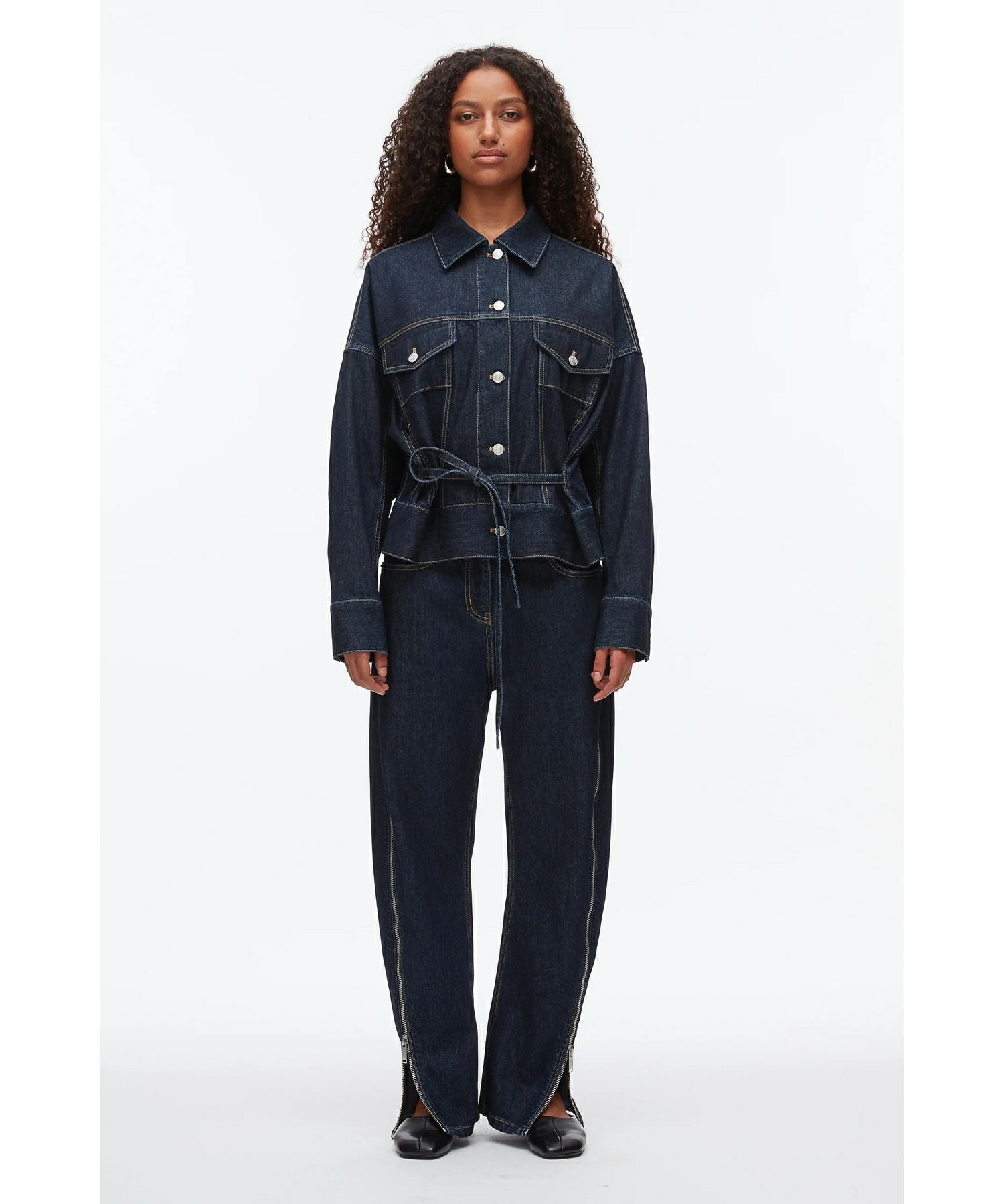 3.1　phillip lim フィリップ・リム ジャケット 3.1 Phillip Lim(スリーワン フィリップリム)】 Denim Boxy Jacket