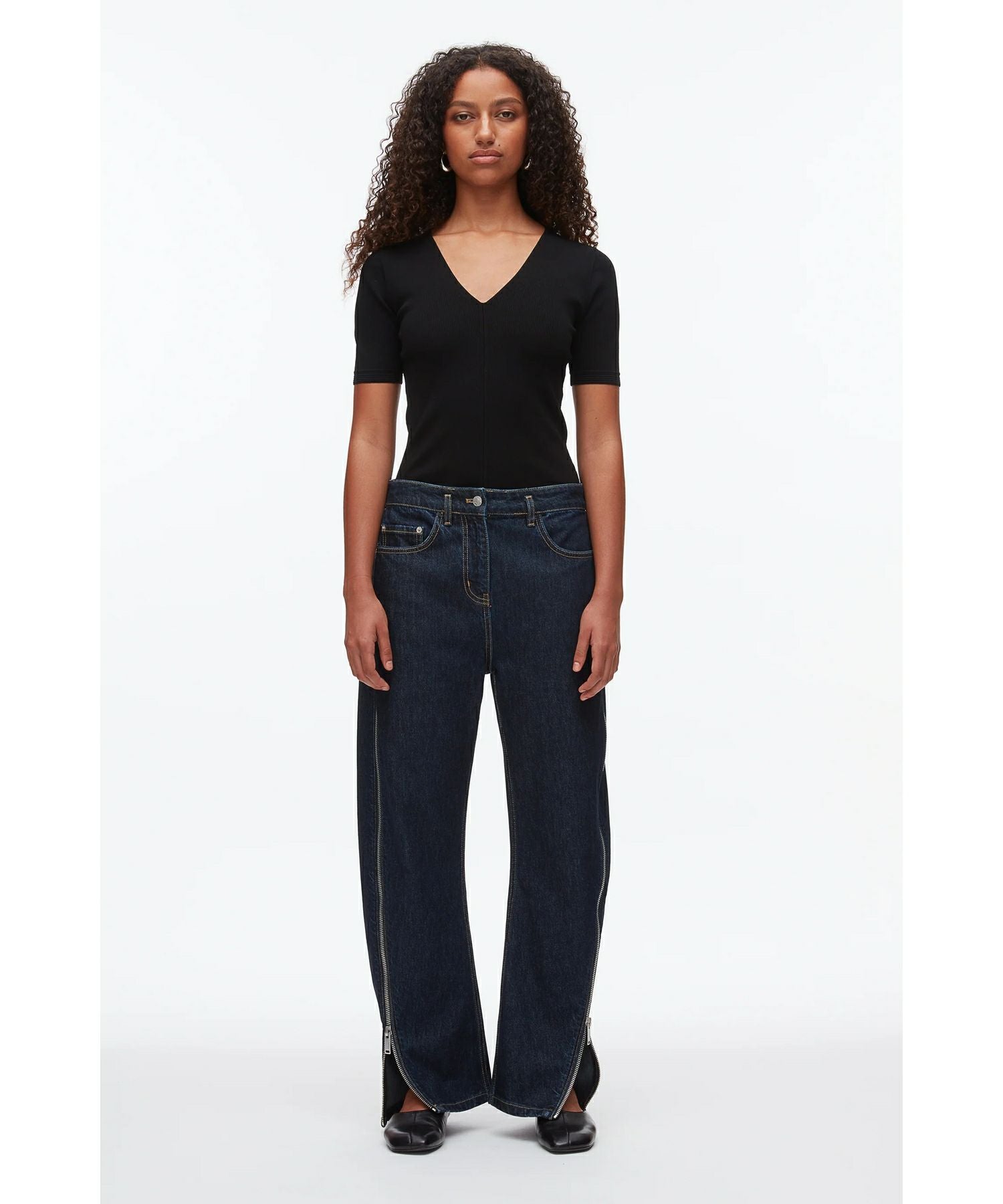 3.1 Phillip Lim(スリーワン フィリップリム)】 Curve Denim Pant with