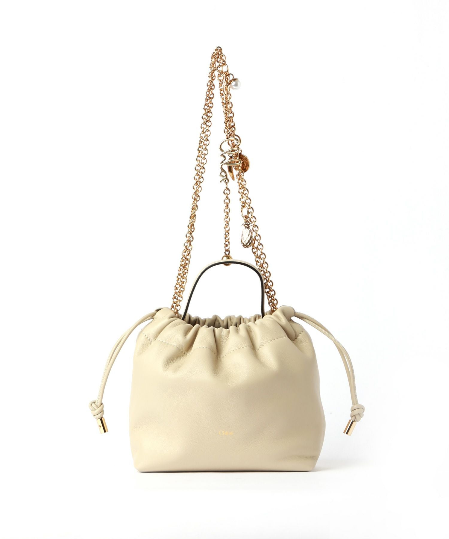 Chloe(クロエ)】 ソフトレザー製チェーン付CHLOE ICONSミニショルダー