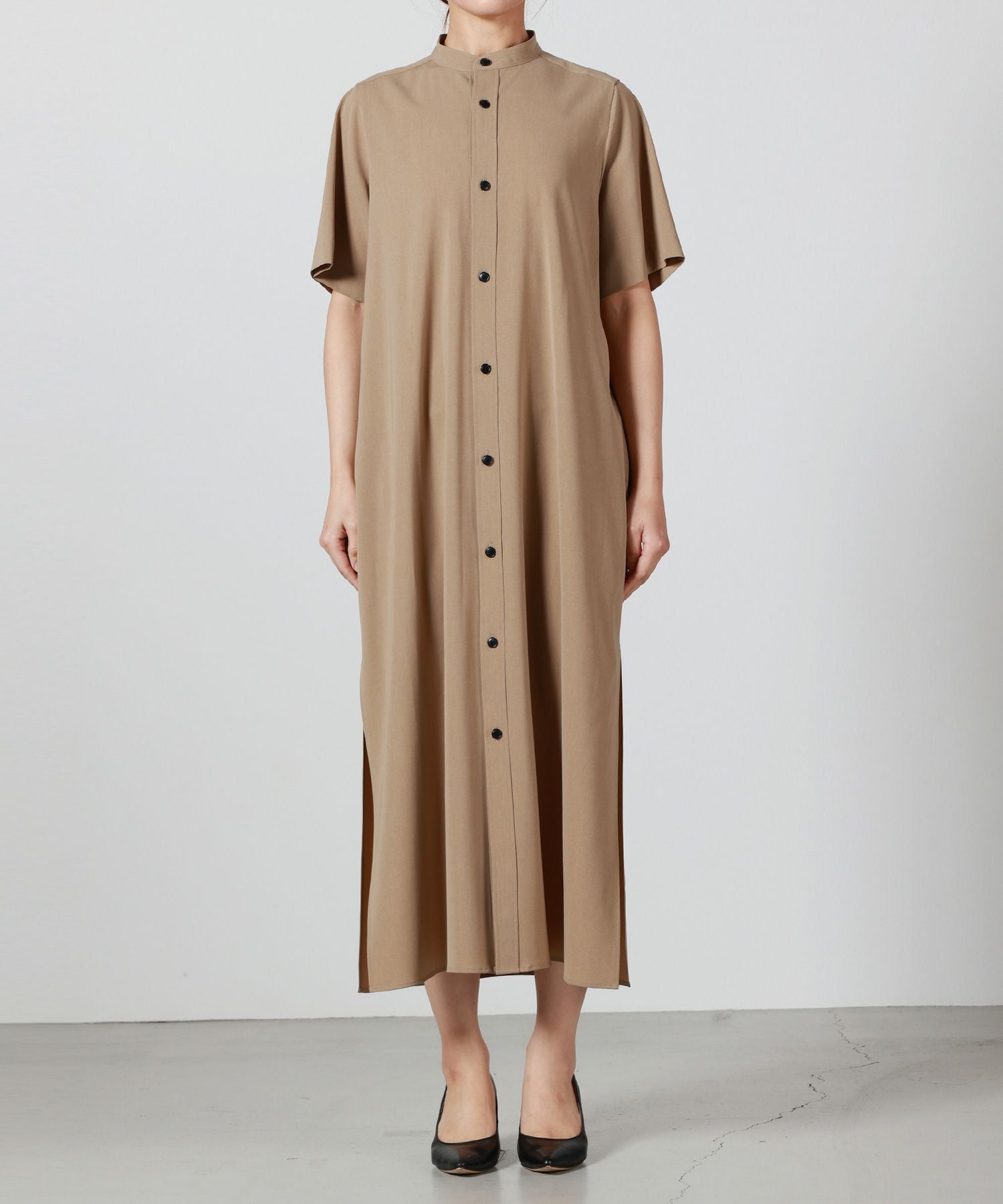 HYKE(ハイク)】 MAXI SHIRT DRESS｜PARIGOT ONLINE（パリゴオンライン）