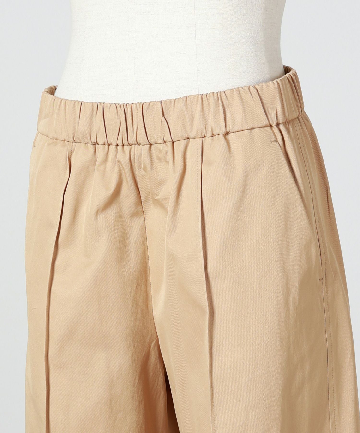 JIL SANDAR ベージュ ワイドレッグキュロット JIL SANDER(ジルサンダー)】 コットン ワイドレッグパンツ｜PARIGOT