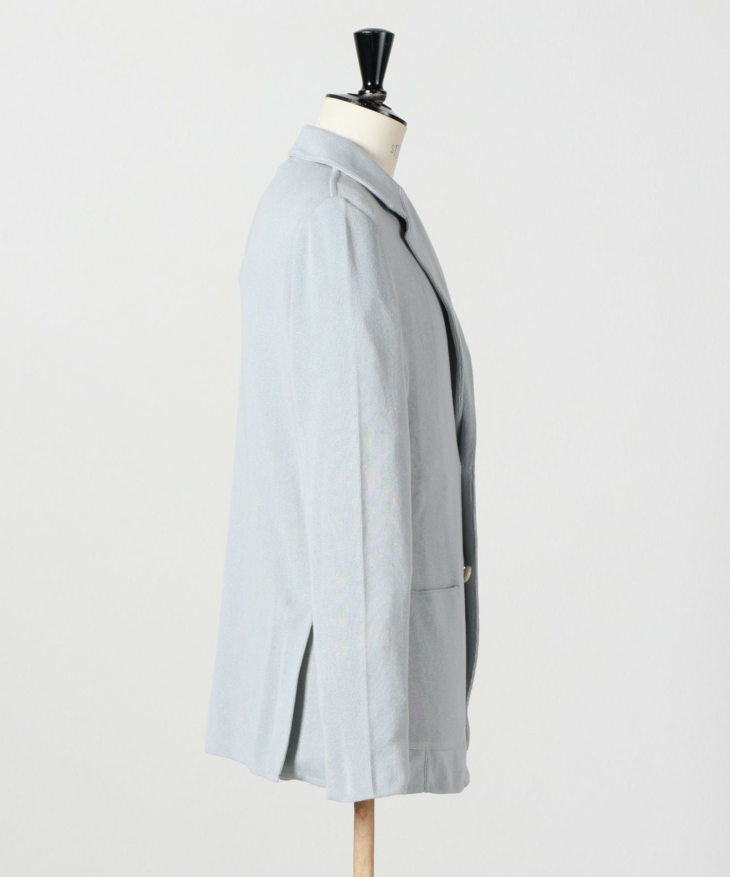 LARDINI(ラルディーニ)】 コットンクレーププレーンステッチニット