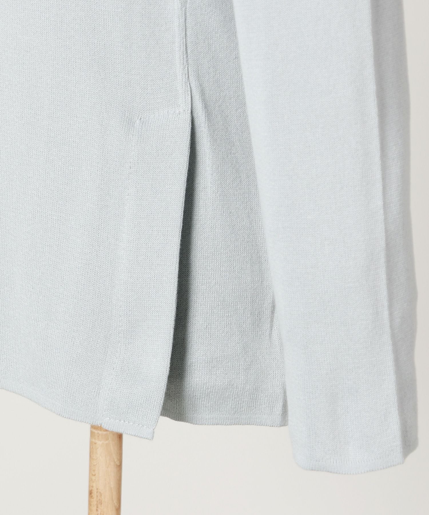 LARDINI(ラルディーニ)】 コットンクレーププレーンステッチニット