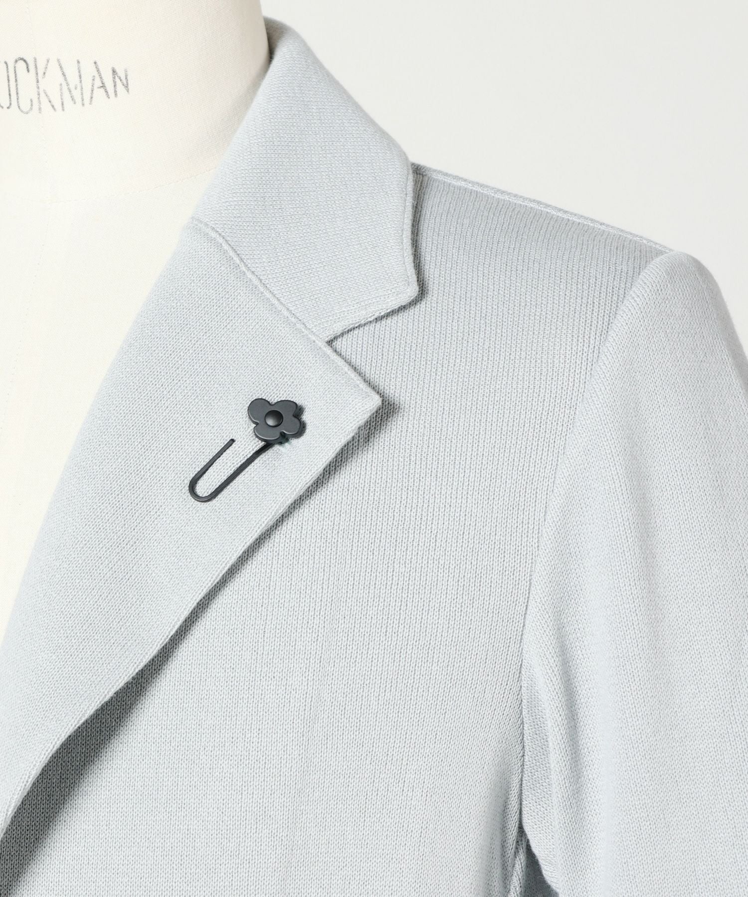 LARDINI(ラルディーニ)】 コットンクレーププレーンステッチニット