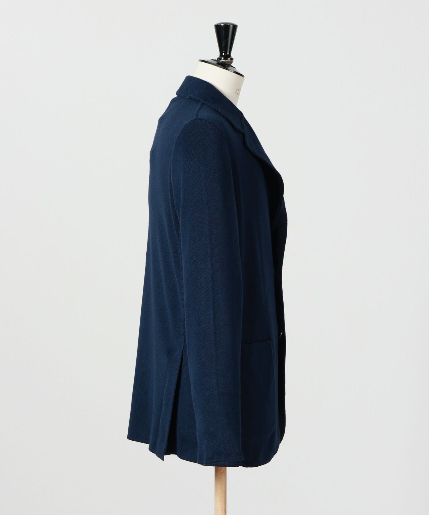 LARDINI(ラルディーニ)】 コットンクレーププレーンステッチニット