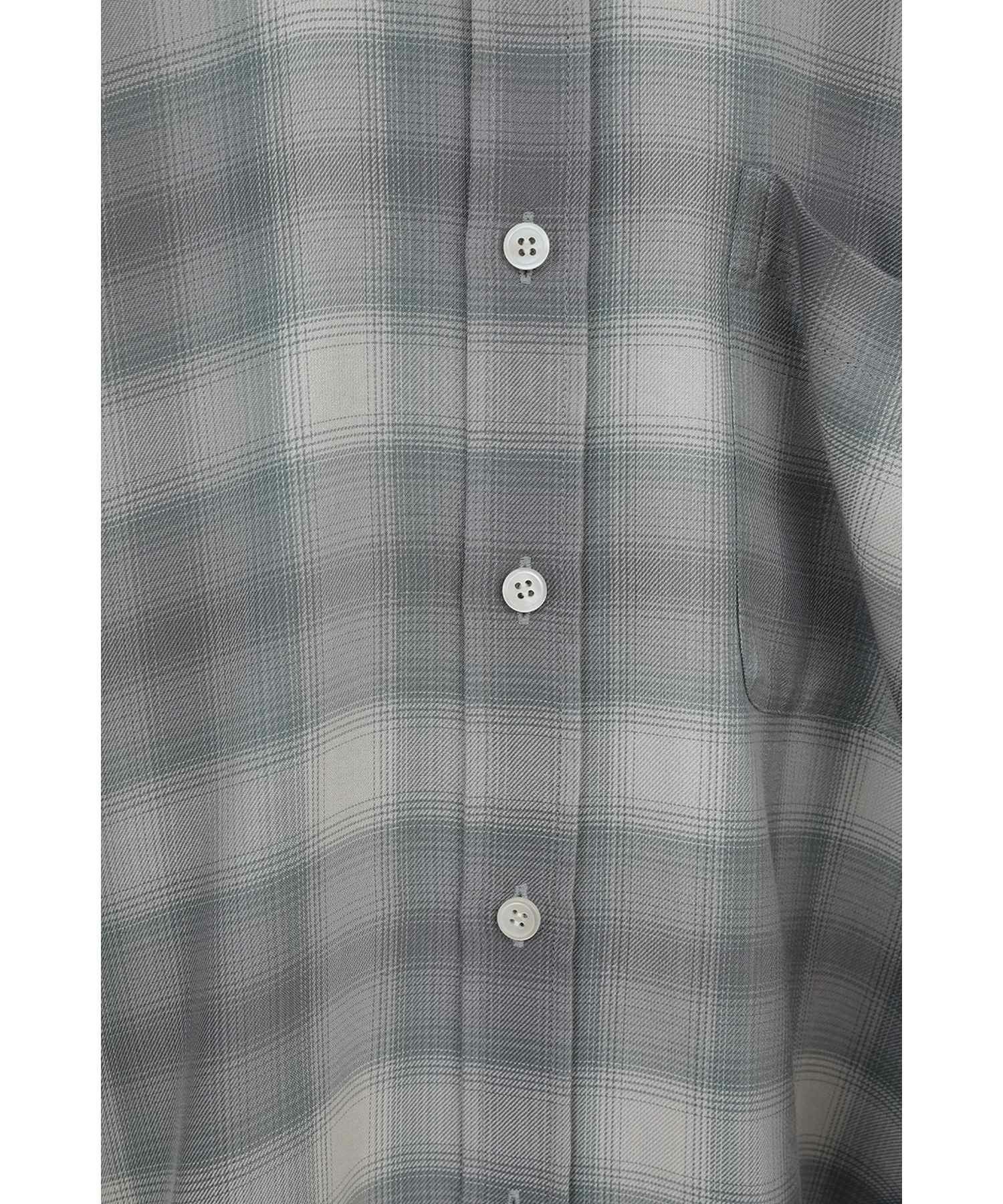 CLANE(クラネ)】 2WAY OVER OMBRE CHECK SHIRTS｜PARIGOT ONLINE