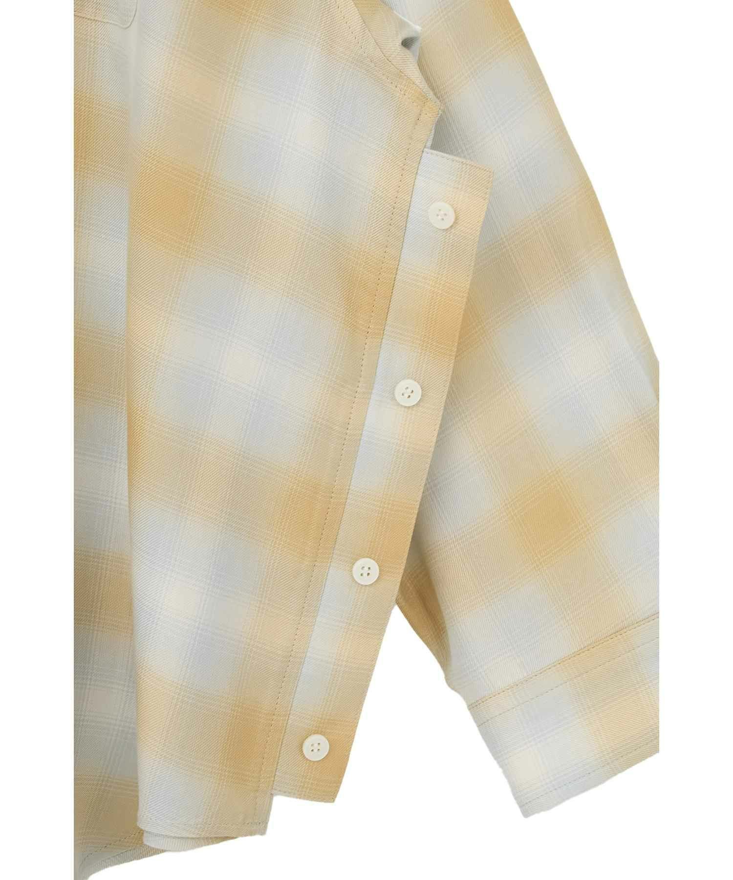 CLANE(クラネ)】 2WAY OVER OMBRE CHECK SHIRTS｜PARIGOT ONLINE