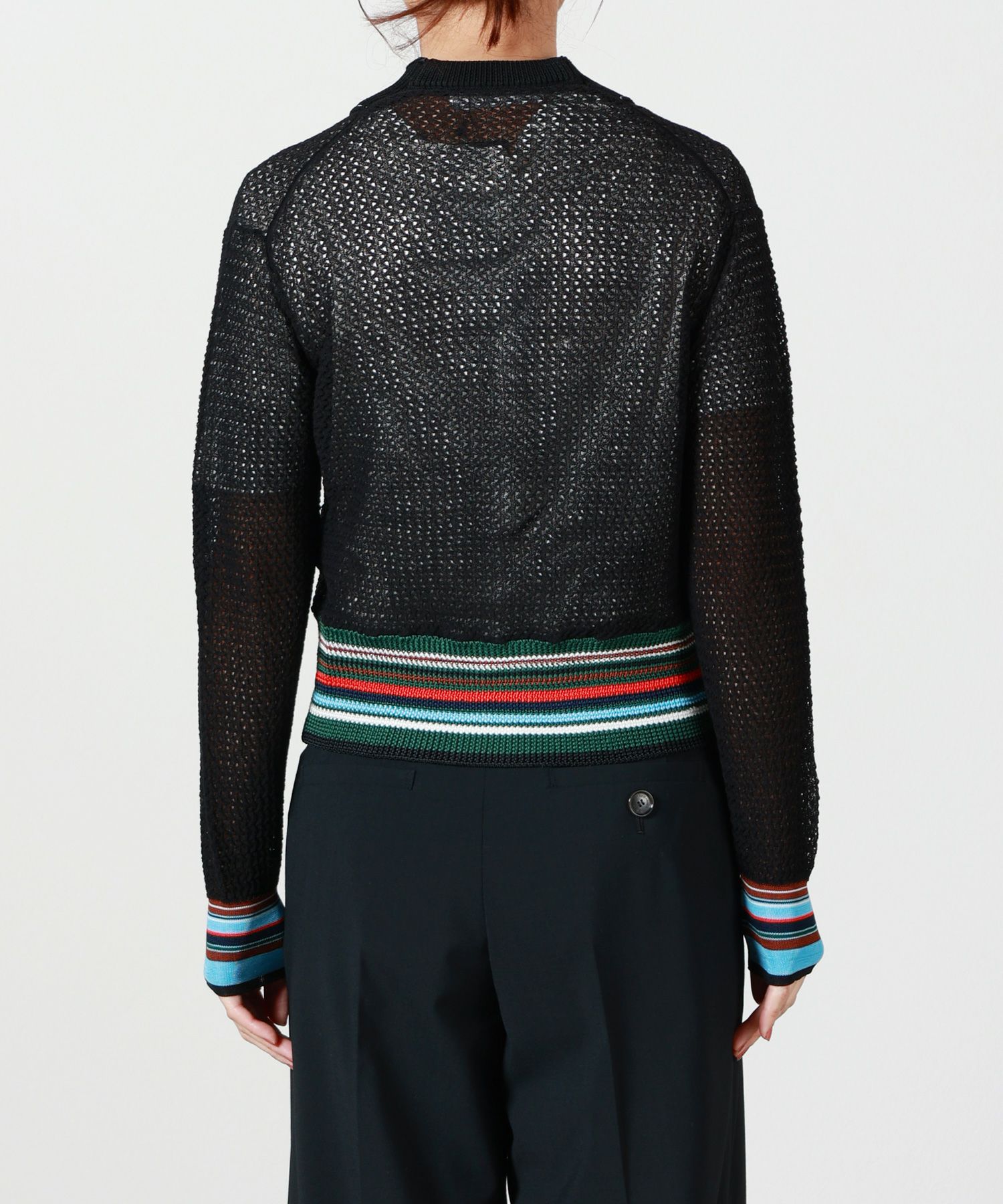 TOGA PULLA(トーガプルラ)】 LACE KNIT CARDIGAN｜PARIGOT ONLINE