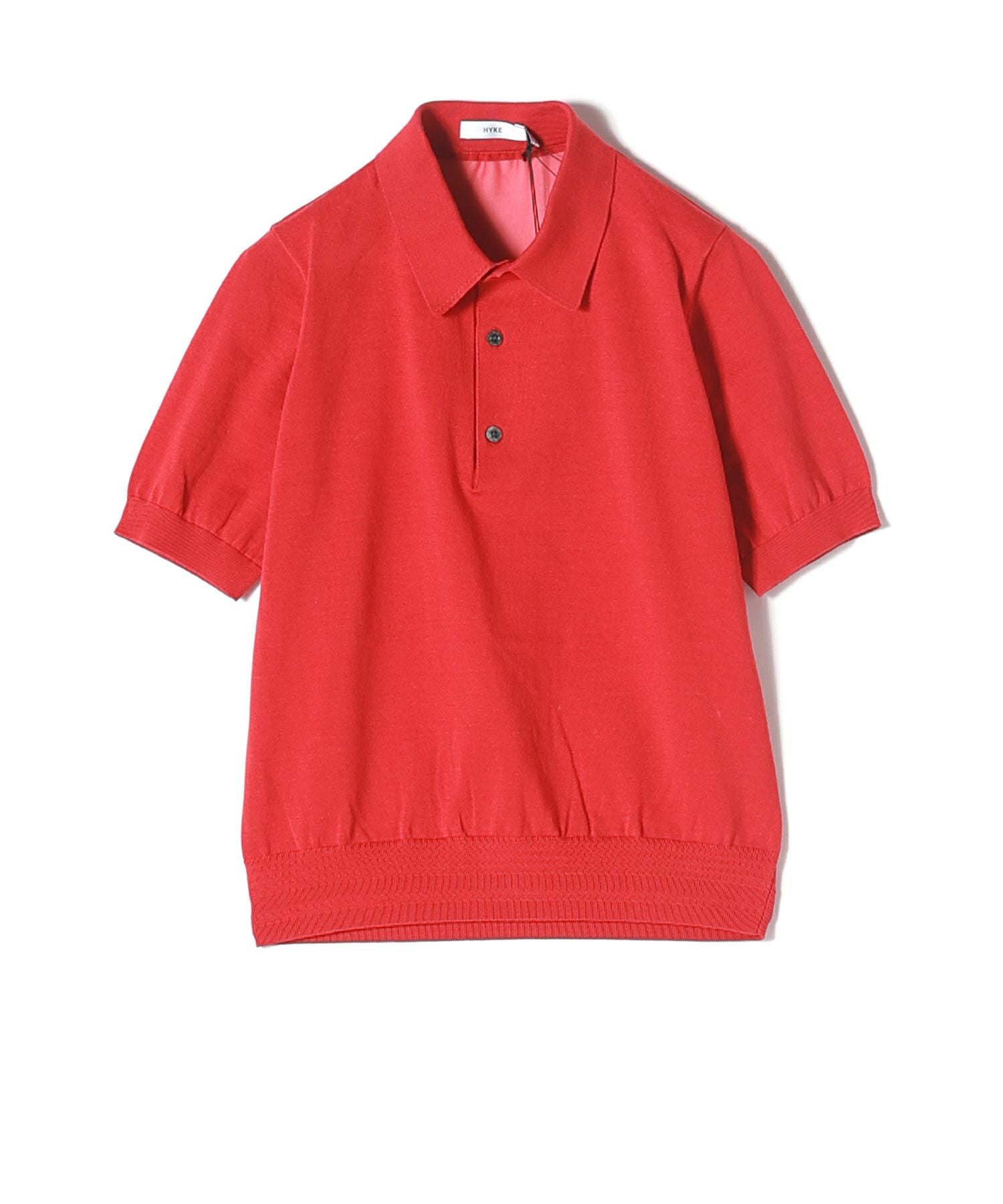 HYKE(ハイク)】 SHEER BACK POLO KNIT｜PARIGOT ONLINE（パリゴ