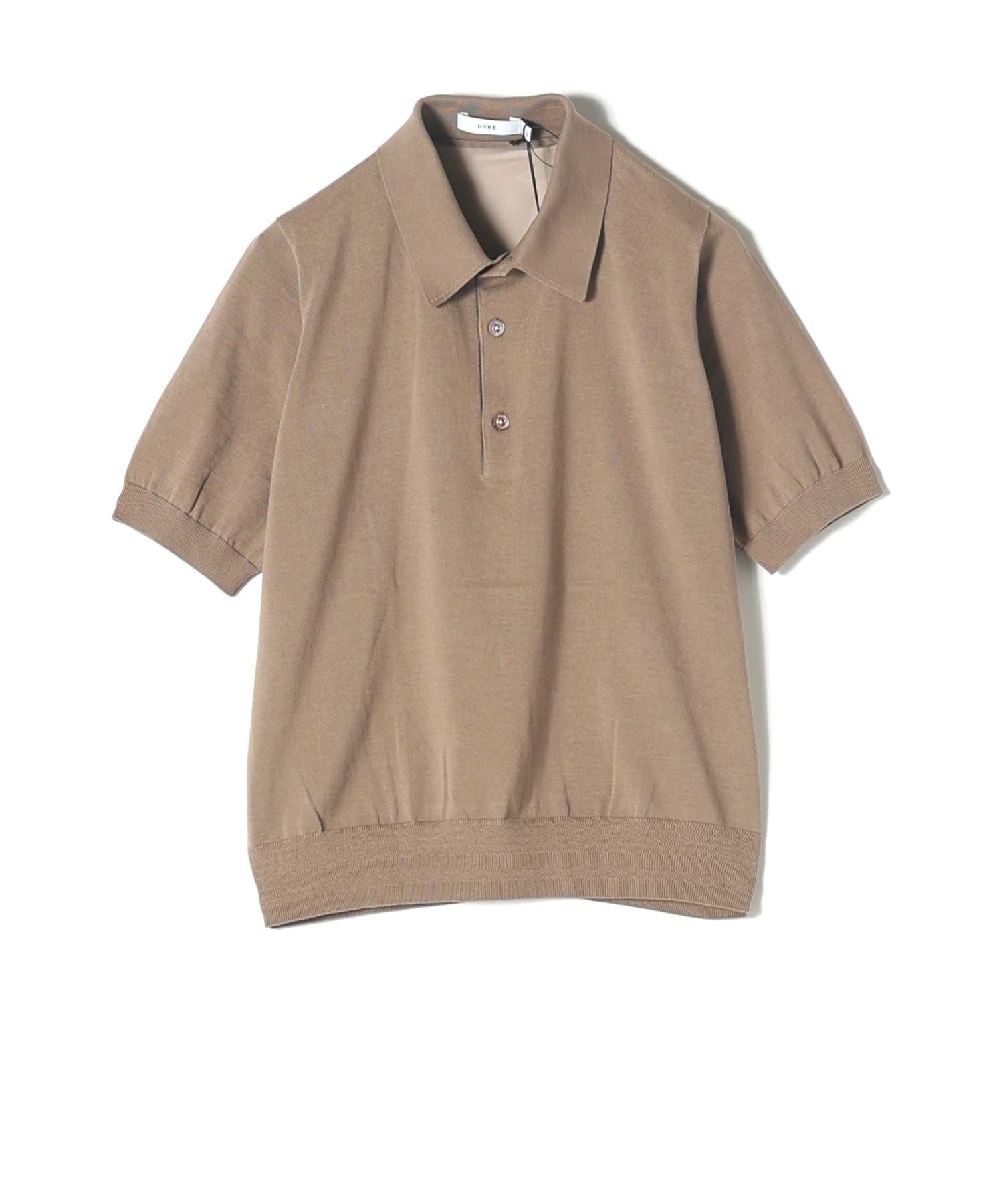 HYKE(ハイク)】 SHEER BACK POLO KNIT｜PARIGOT ONLINE（パリゴ