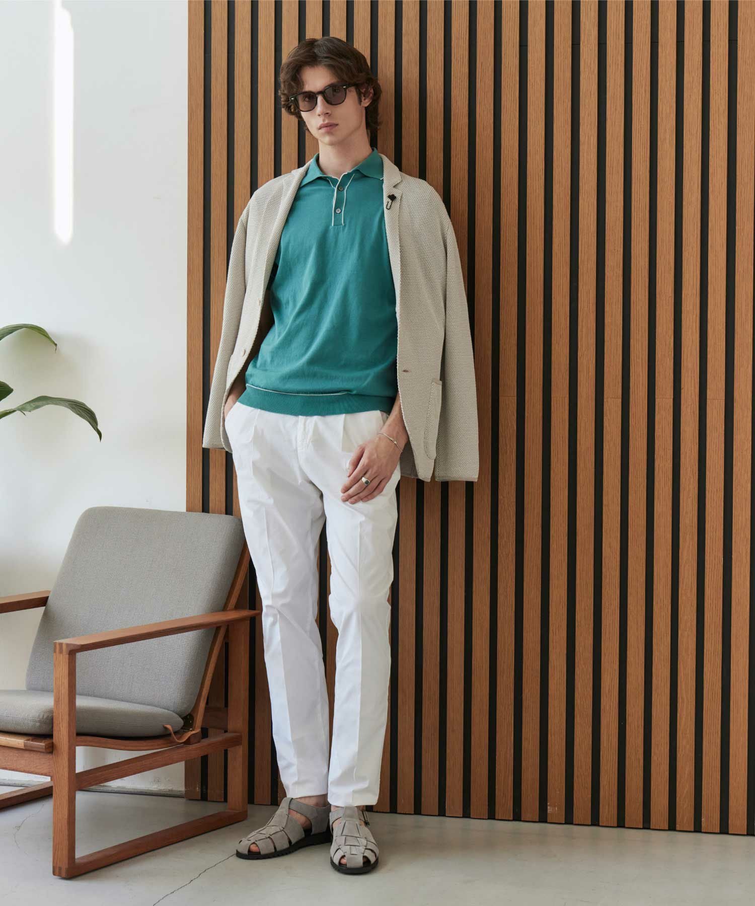 LARDINI(ラルディーニ)】 コットンニットジャケット｜PARIGOT ONLINE