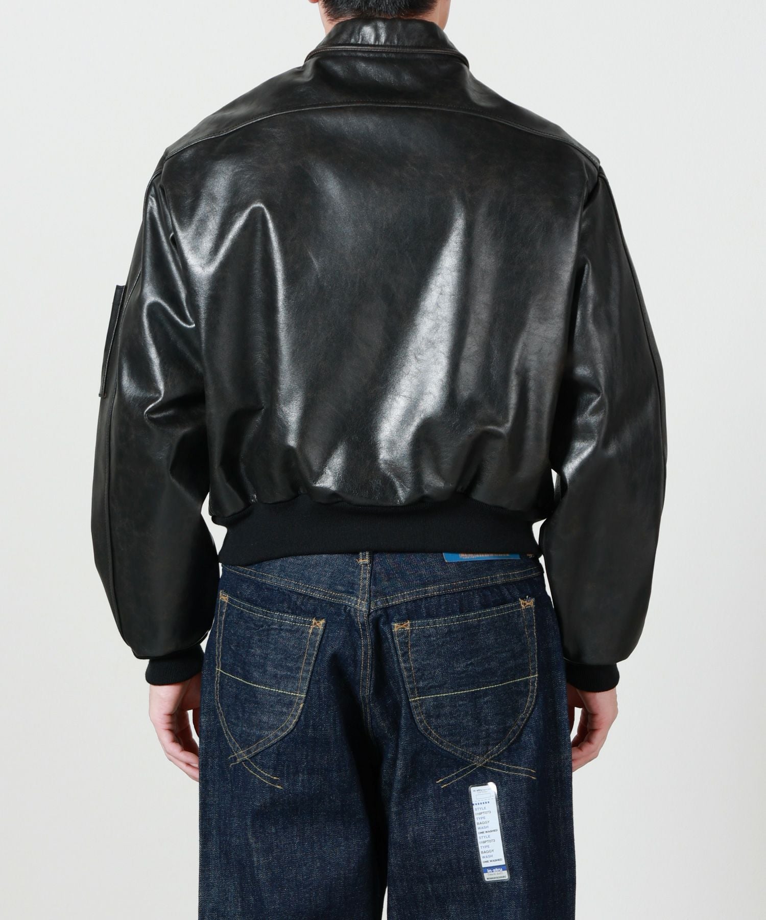 YOKE(ヨーク)】 Cracked Leather Flight Jacket｜PARIGOT ONLINE