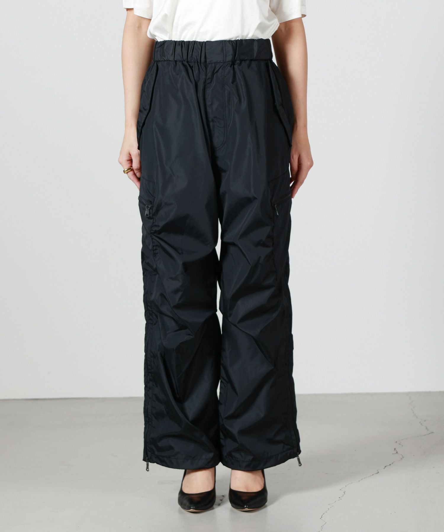 08sircus(08サーカス)】 Air taffeta zip parachute pants｜PARIGOT
