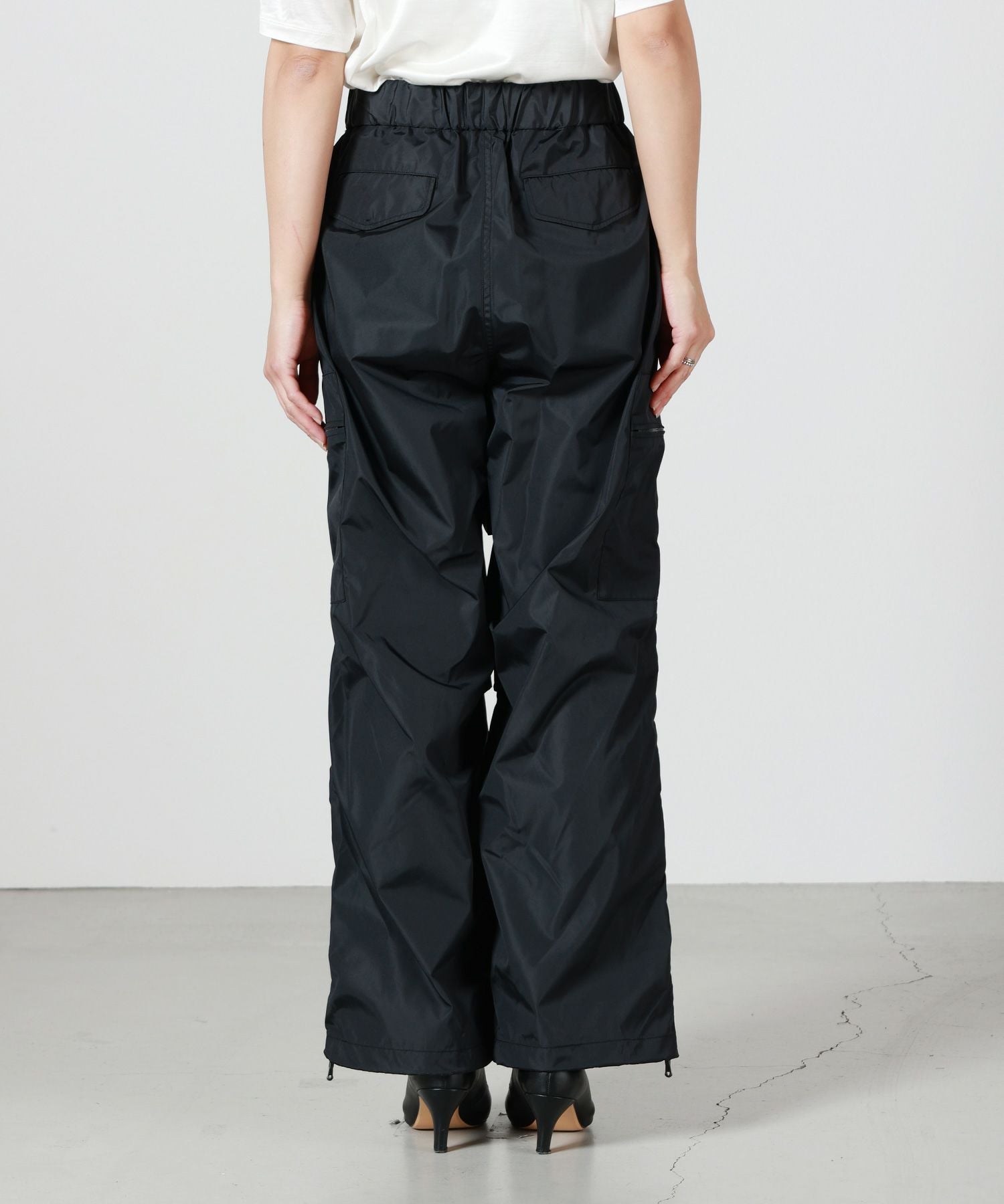 08sircus(08サーカス)】 Air taffeta zip parachute pants｜PARIGOT
