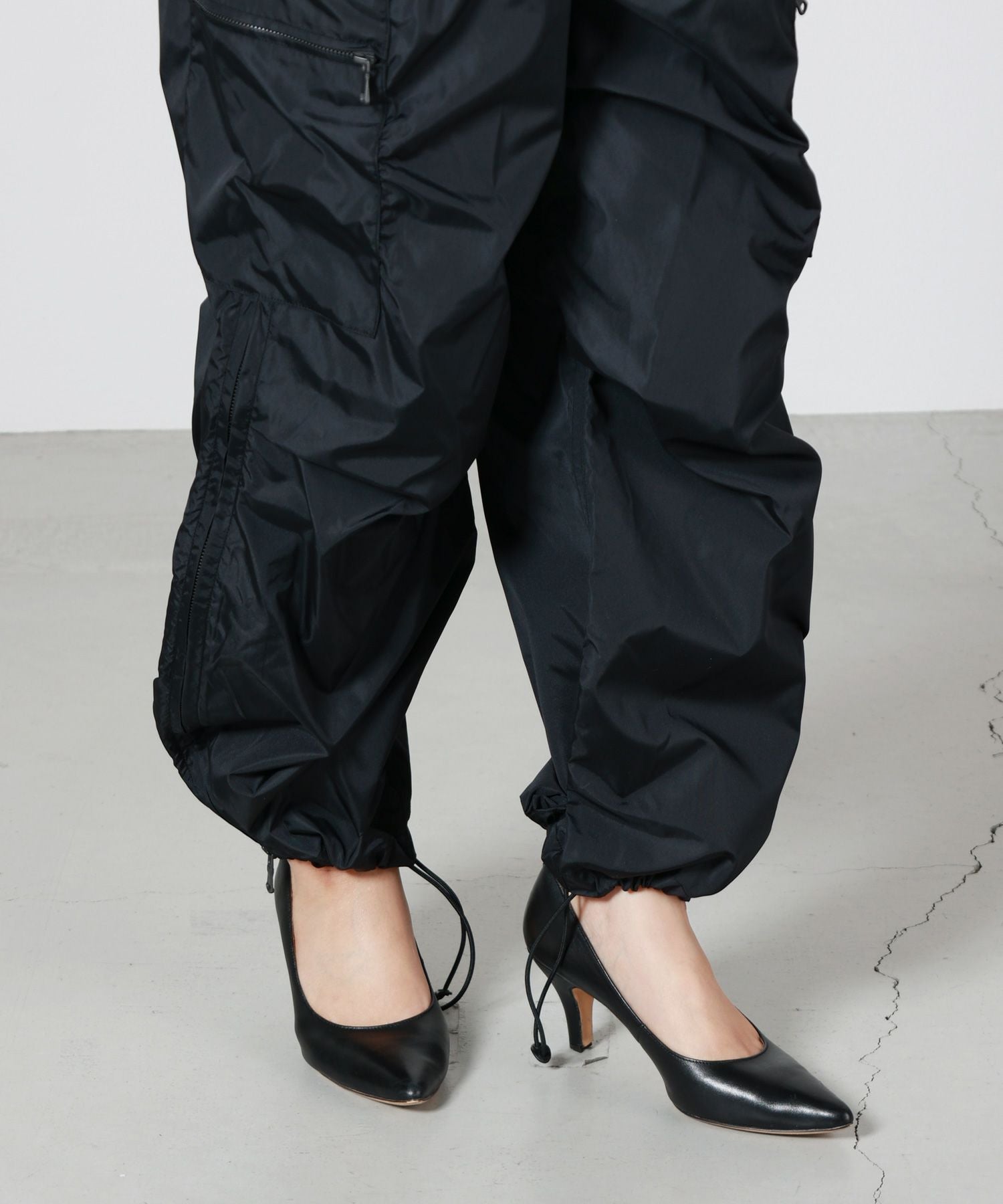 08sircus(08サーカス)】 Air taffeta zip parachute pants｜PARIGOT