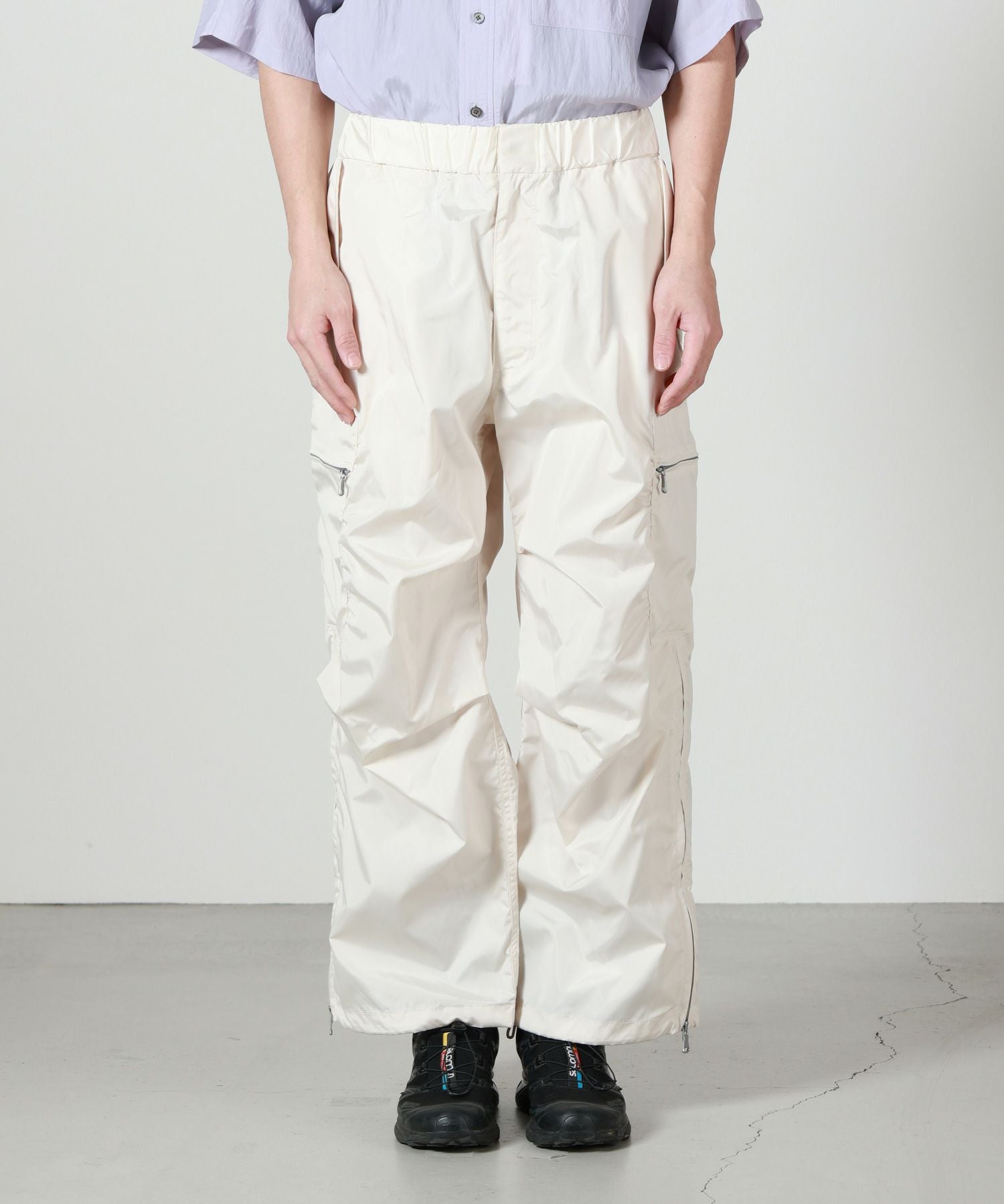 08sircus(08サーカス)】 Air taffeta zip parachute pants｜PARIGOT