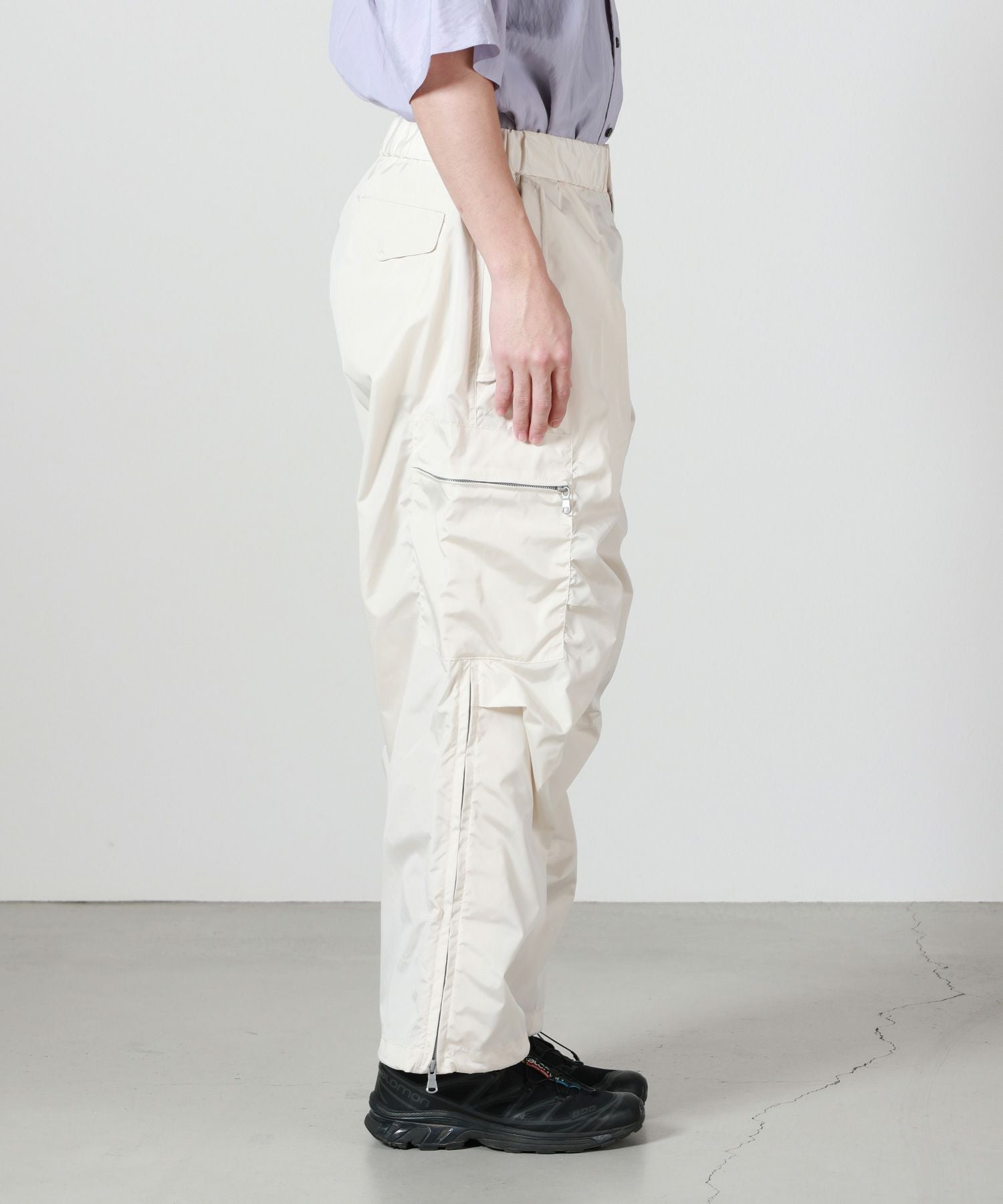 08sircus(08サーカス)】 Air taffeta zip parachute pants｜PARIGOT