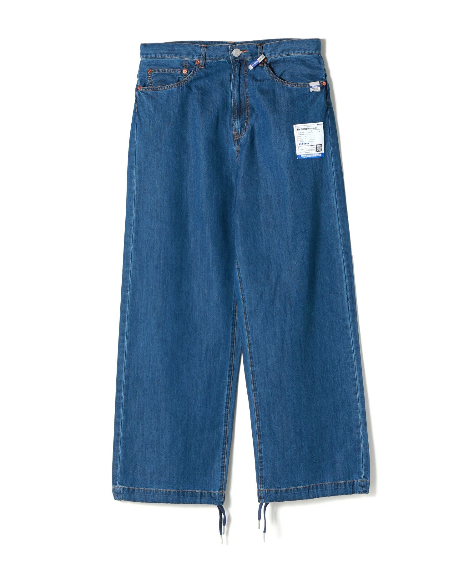 in・stru(men-tal).(インストルメンタル)】 Cotton Tencel Denim Baggy