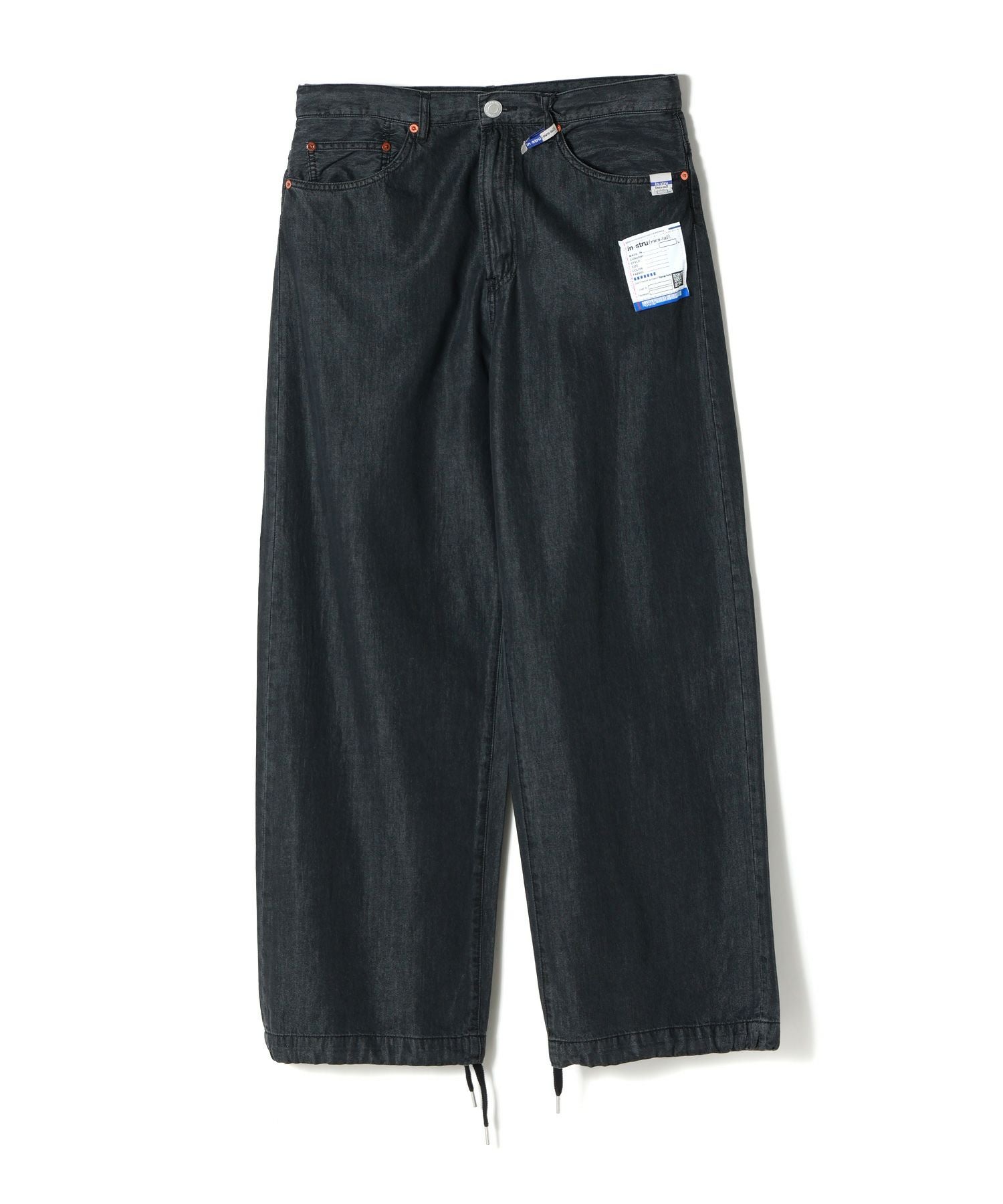 in・stru(men-tal).(インストルメンタル)】 Cotton Tencel Denim Baggy