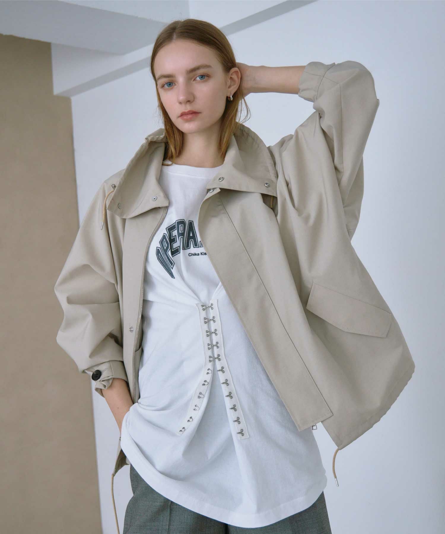 Chika Kisada(チカ キサダ)】 コルセットTシャツ｜PARIGOT ONLINE