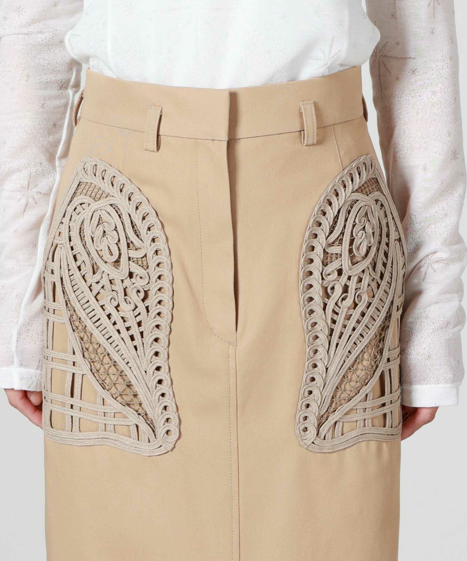 Mame Kurogouchi(マメ クロゴウチ)】 Cording Embroidery Detailed I