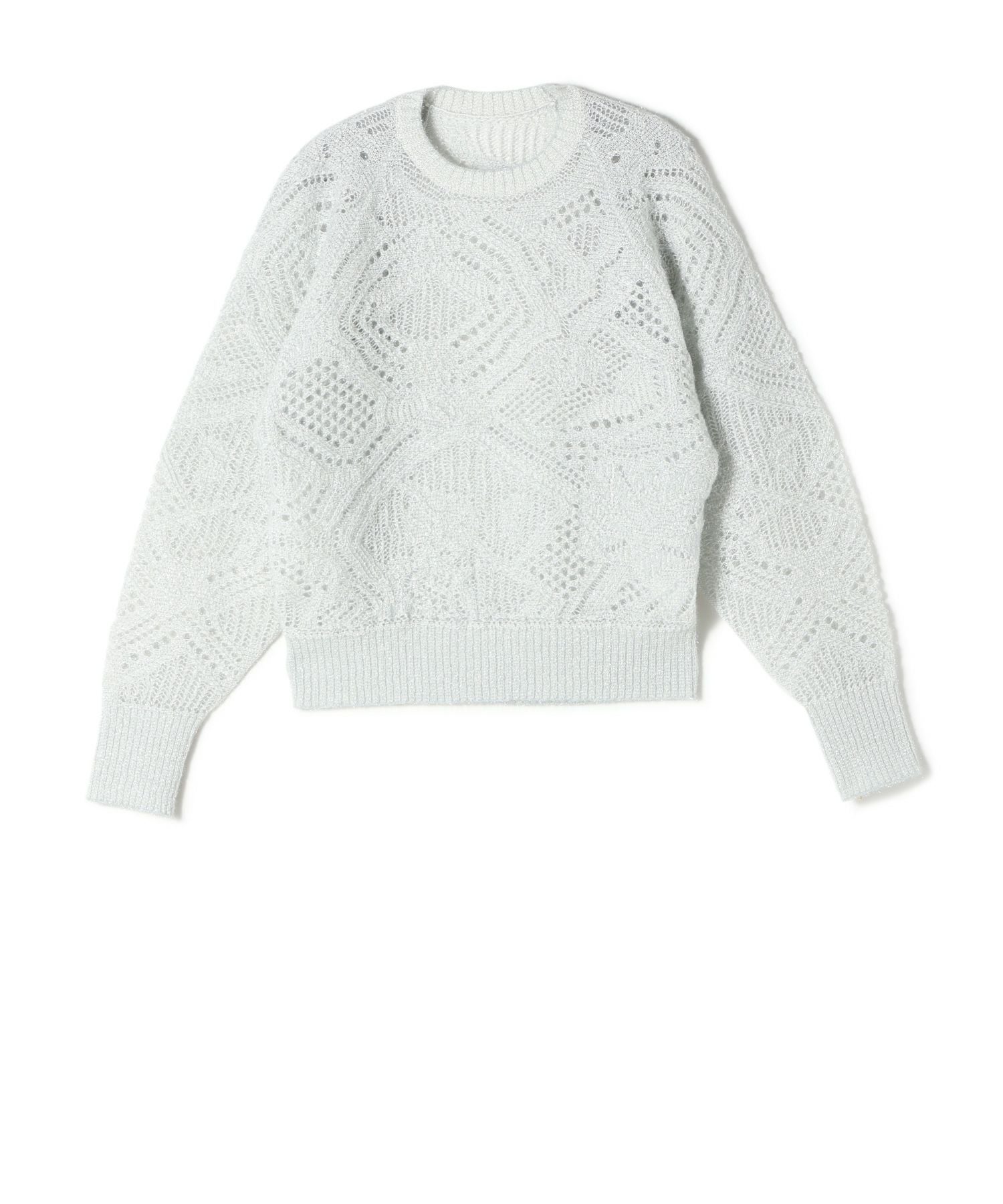 Mame Kurogouchi(マメ クロゴウチ)】 Shimmering Knit Top｜PARIGOT