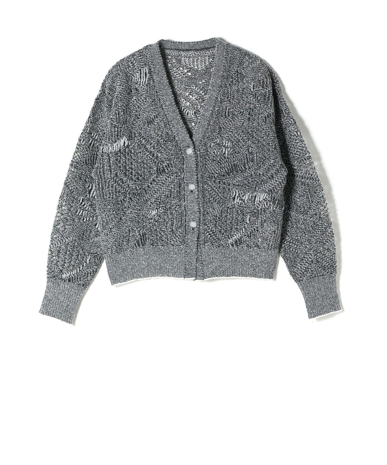 Mame Kurogouchi(マメ クロゴウチ)】 Shimmering Knit Cardigan
