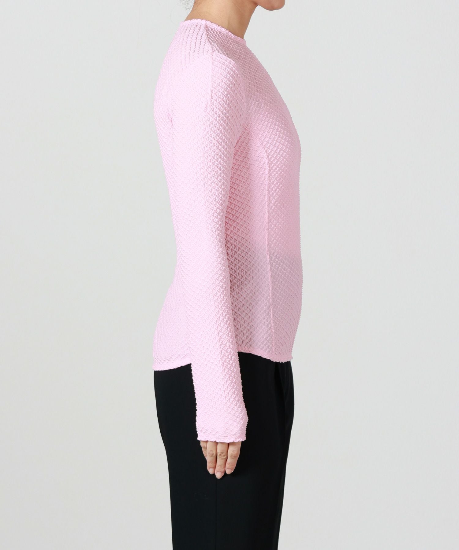 Mame Kurogouchi(マメ クロゴウチ)】 Shirring Jersey Jacquard Long