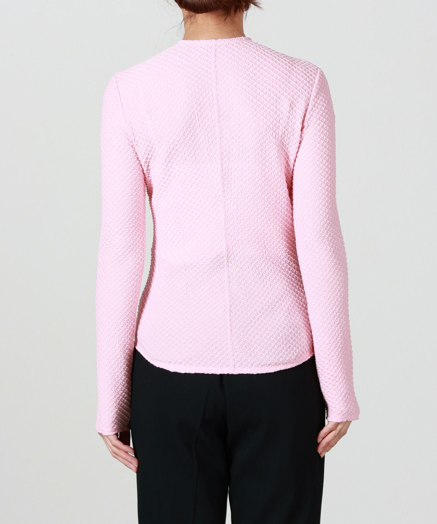 Mame Kurogouchi(マメ クロゴウチ)】 Shirring Jersey Jacquard Long